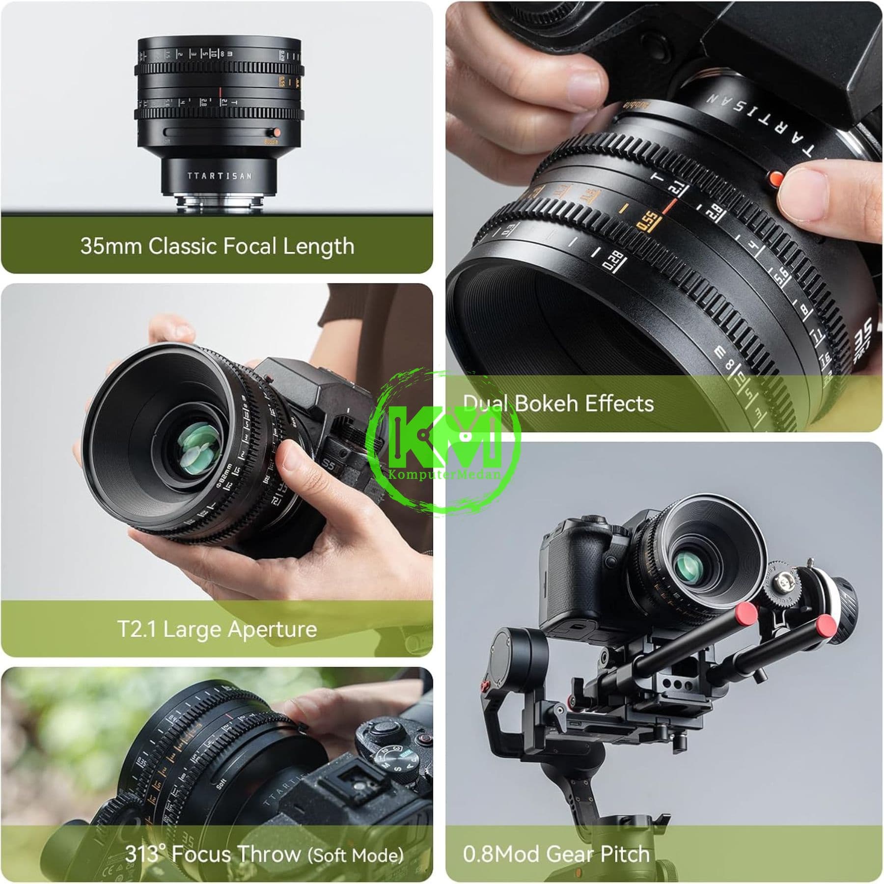 TTARTISAN CINE LENS 35MM F2.1 FOR SONY E T2.1 - Image 2