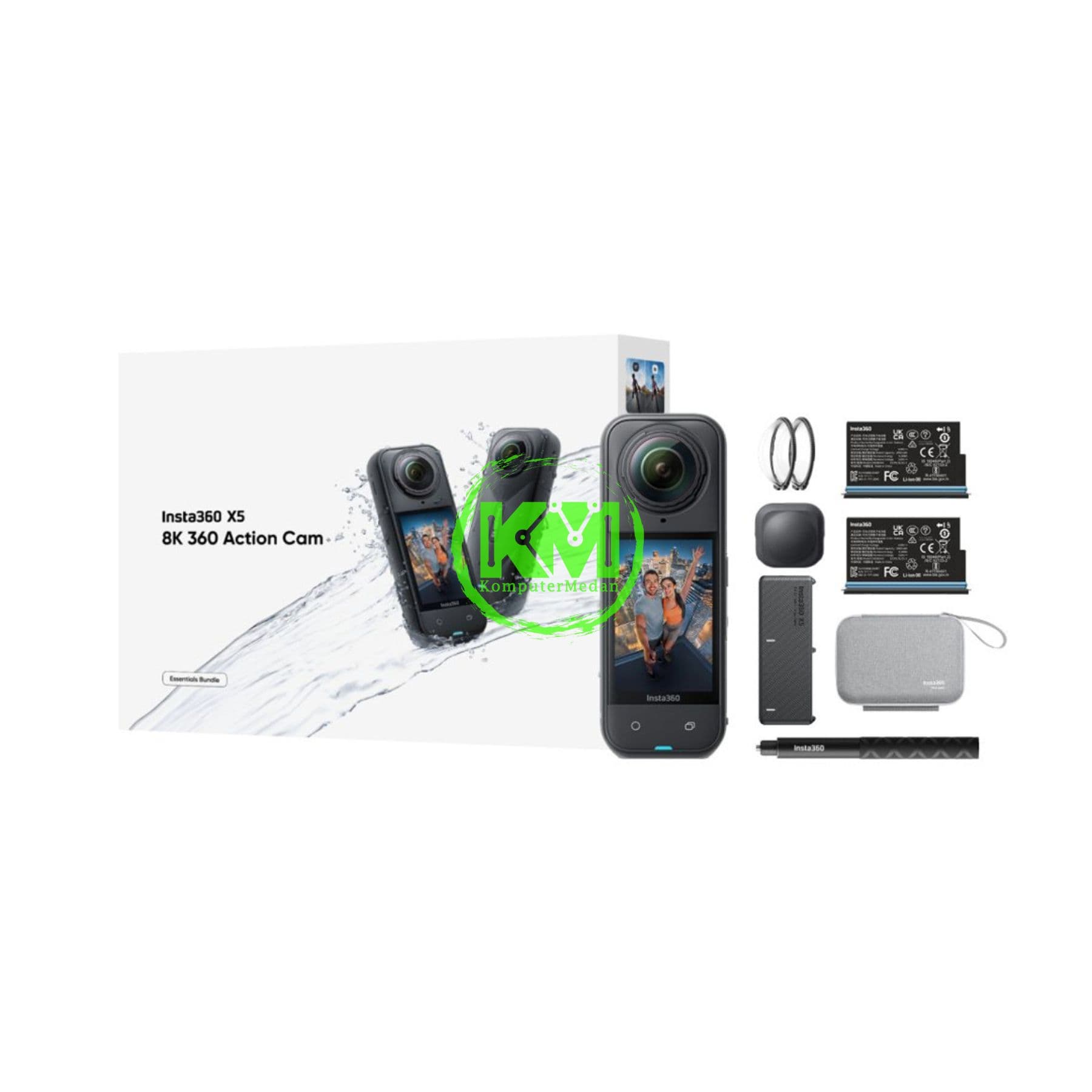 INSTA 360 X5 ESSENTIALS BUNDLE - Image 1