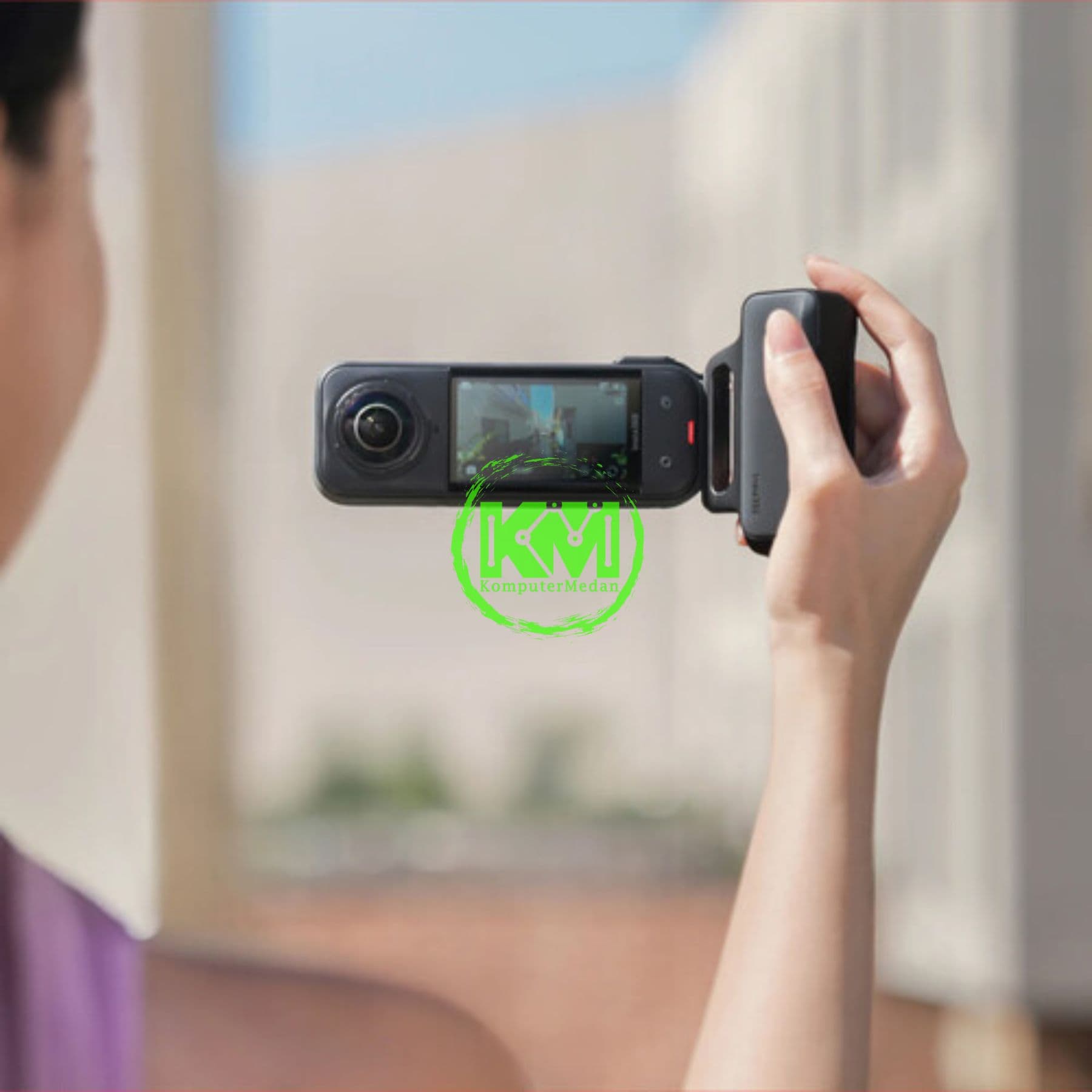 INSTA 360 X5 PHOTOGRAPHY GRIP BUNDLE MIDNIGHT BLACK - Image 8