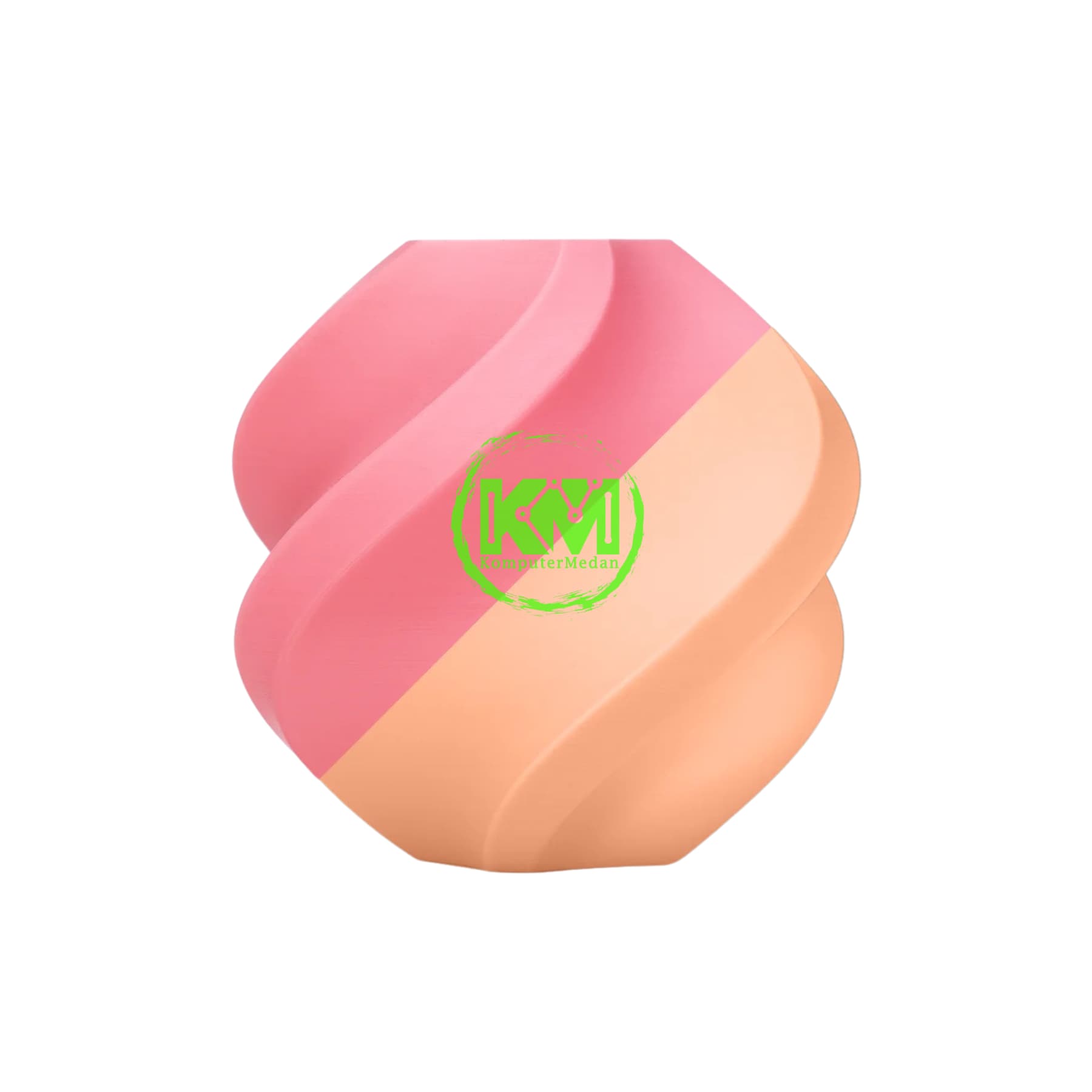 BAMBU PLA GLOW – GLOW PINK – WITH BAMBU REUSABLE SPOOL - Image 2