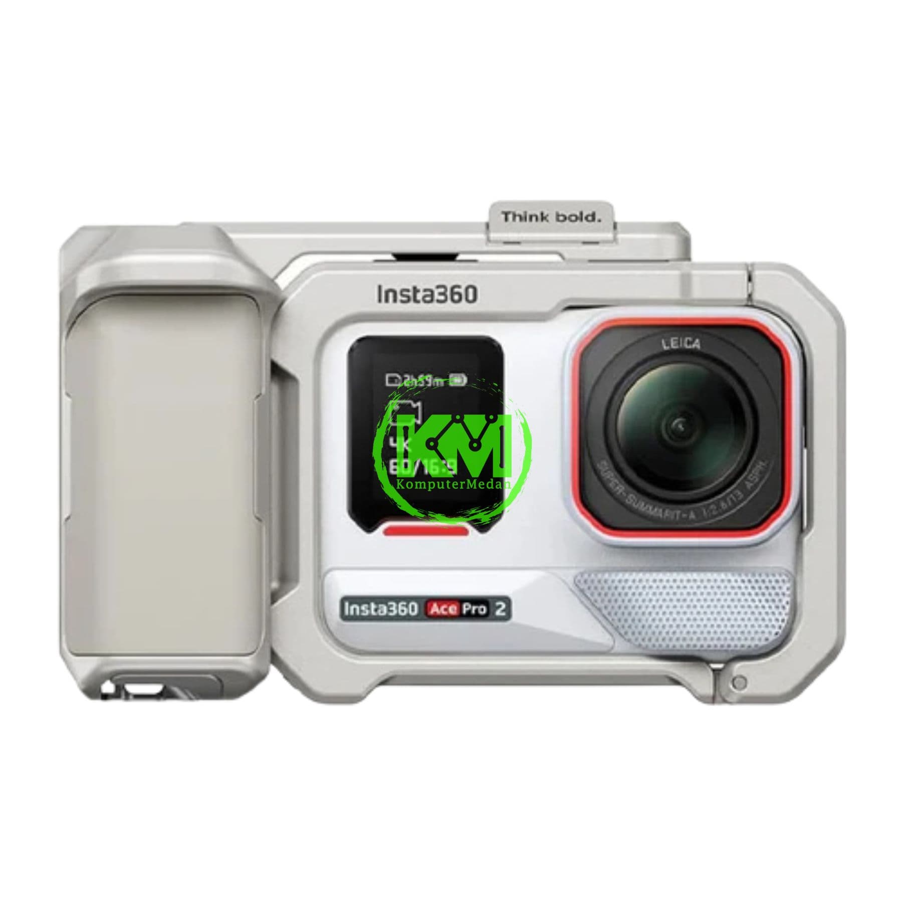 INSTA 360 ACE PRO 2 SINGLE BATTERY (ARCTIC WHITE) XPLORER BUNDLE (MOONLIGHT SILVER) - Image 1