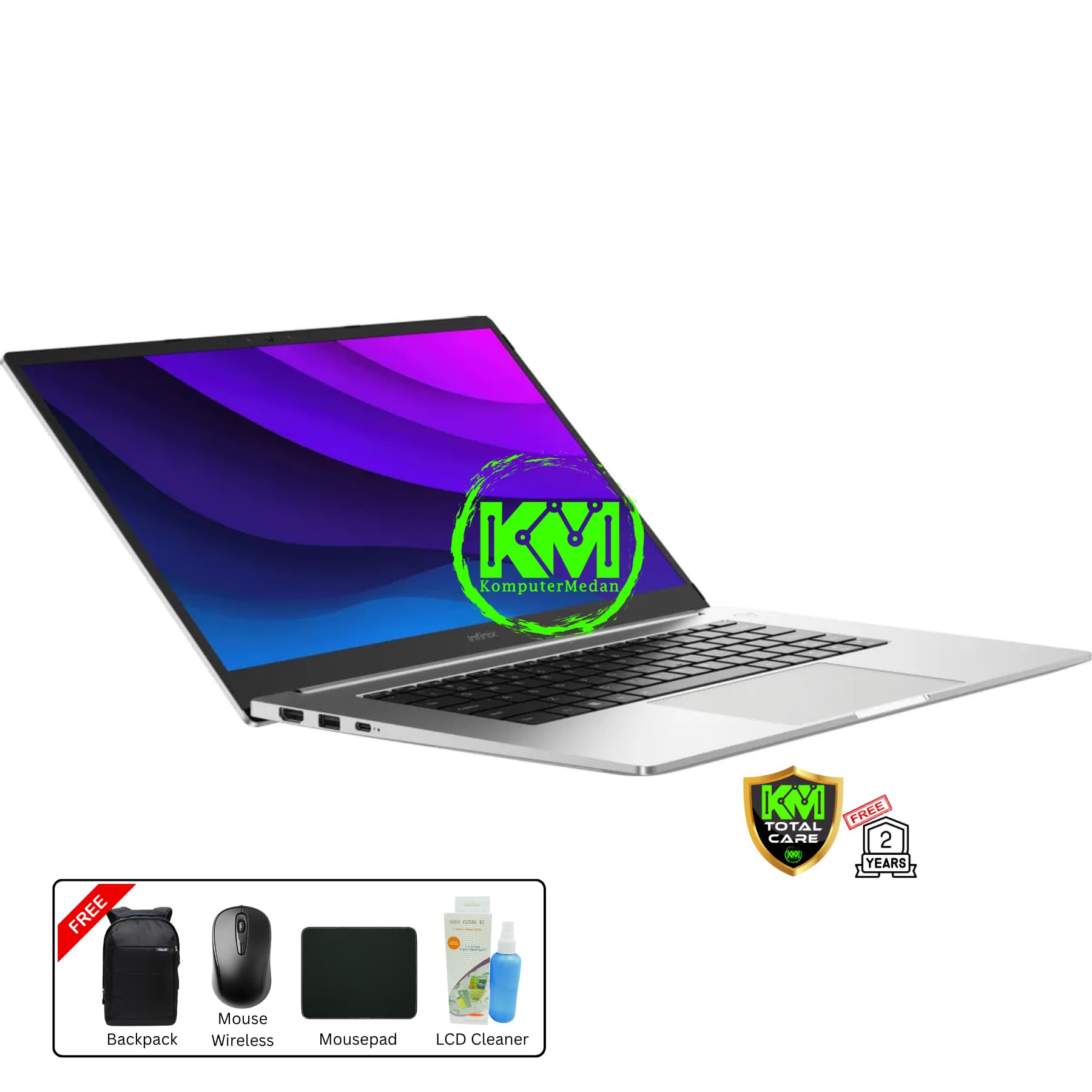INFINIX XBOOK B14 RYZEN 5 - 7535HS 16GB 512GB SSD (CORAL TIDES) - Image 2