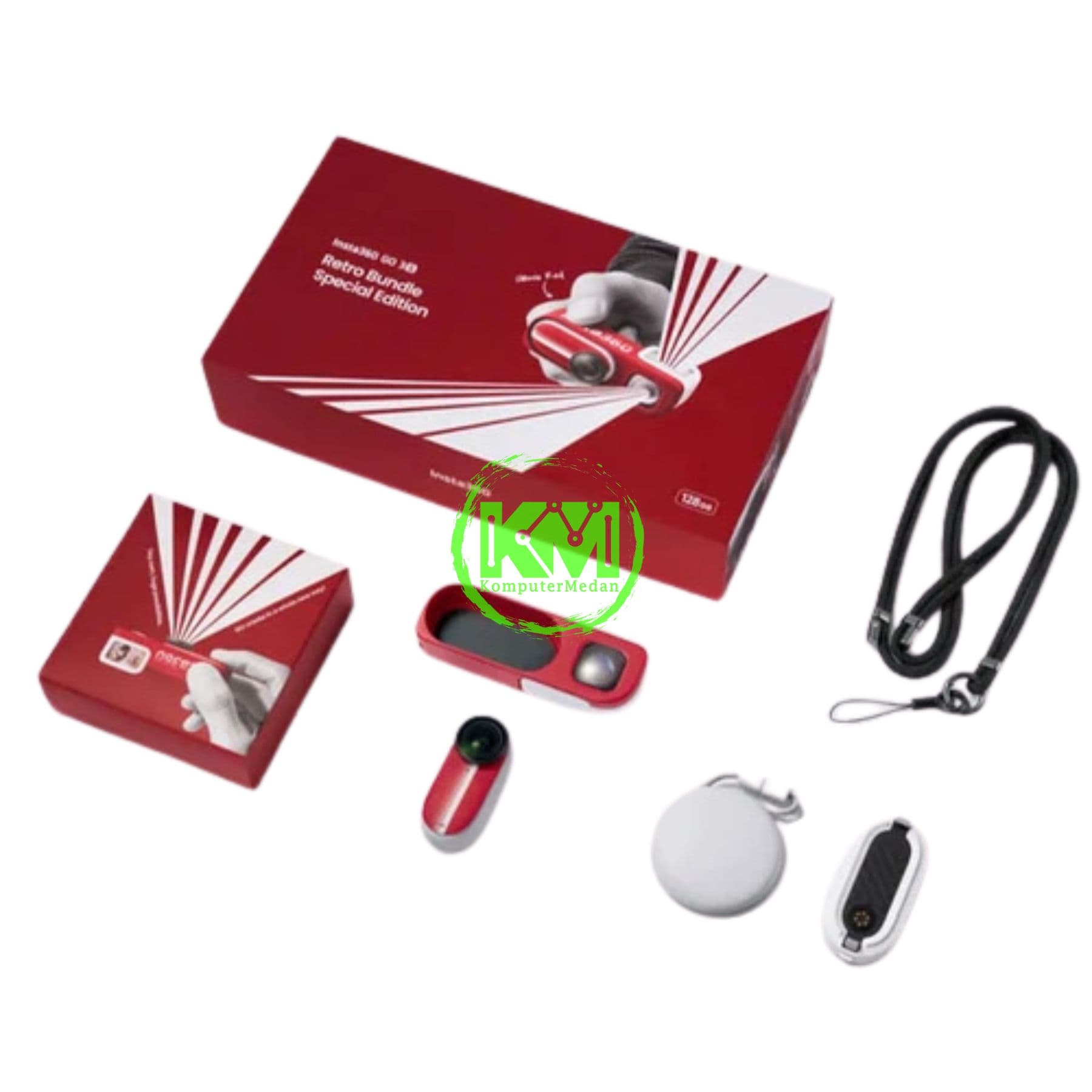 INSTA 360 GO 3S RETRO BUNDLE (SPECIAL EDITION) - CLASSIC RED 64GB - Image 5
