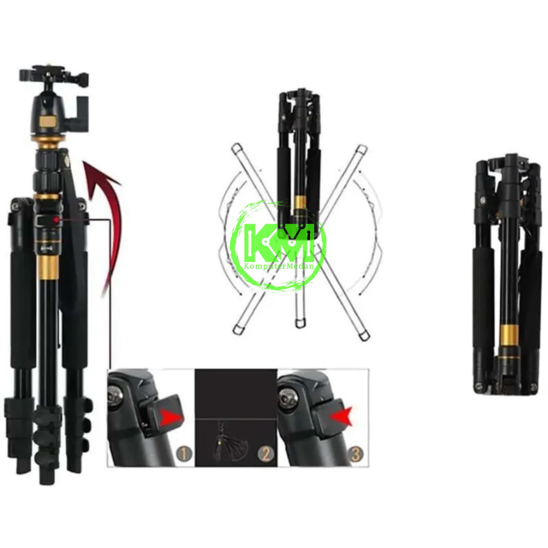 BEIKE TRIPOD 555P - Image 1