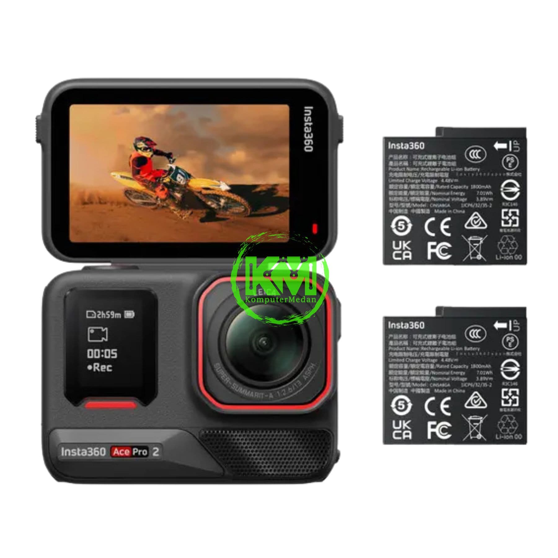 INSTA 360 ACE PRO 2 DUAL BATTERY BUNDLE - Image 1