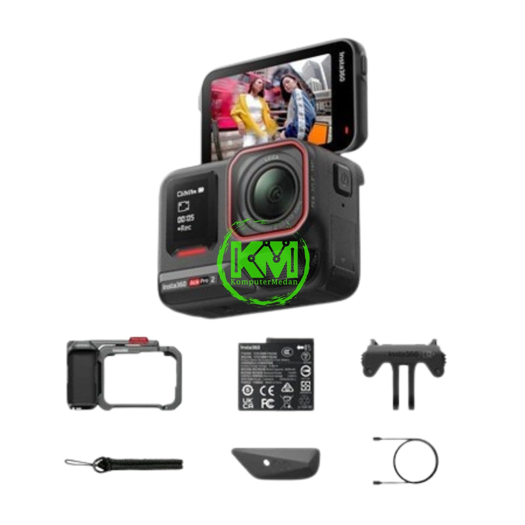 INSTA 360 ACE PRO 2 SINGLE BATTERY XPLORER BUNDLE (SLATE GRAY) - Image 4