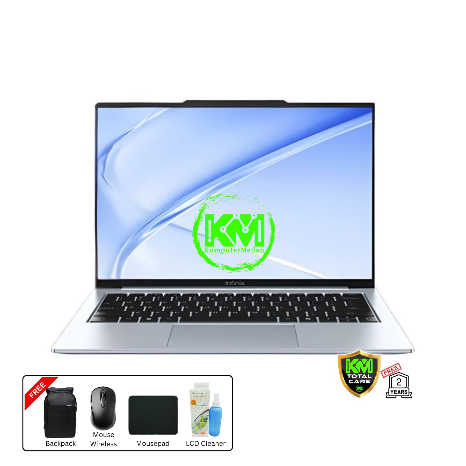 INFINIX XBOOK B14 RYZEN 5 - 7535HS 16GB 512GB SSD (CORAL TIDES) - Image 1