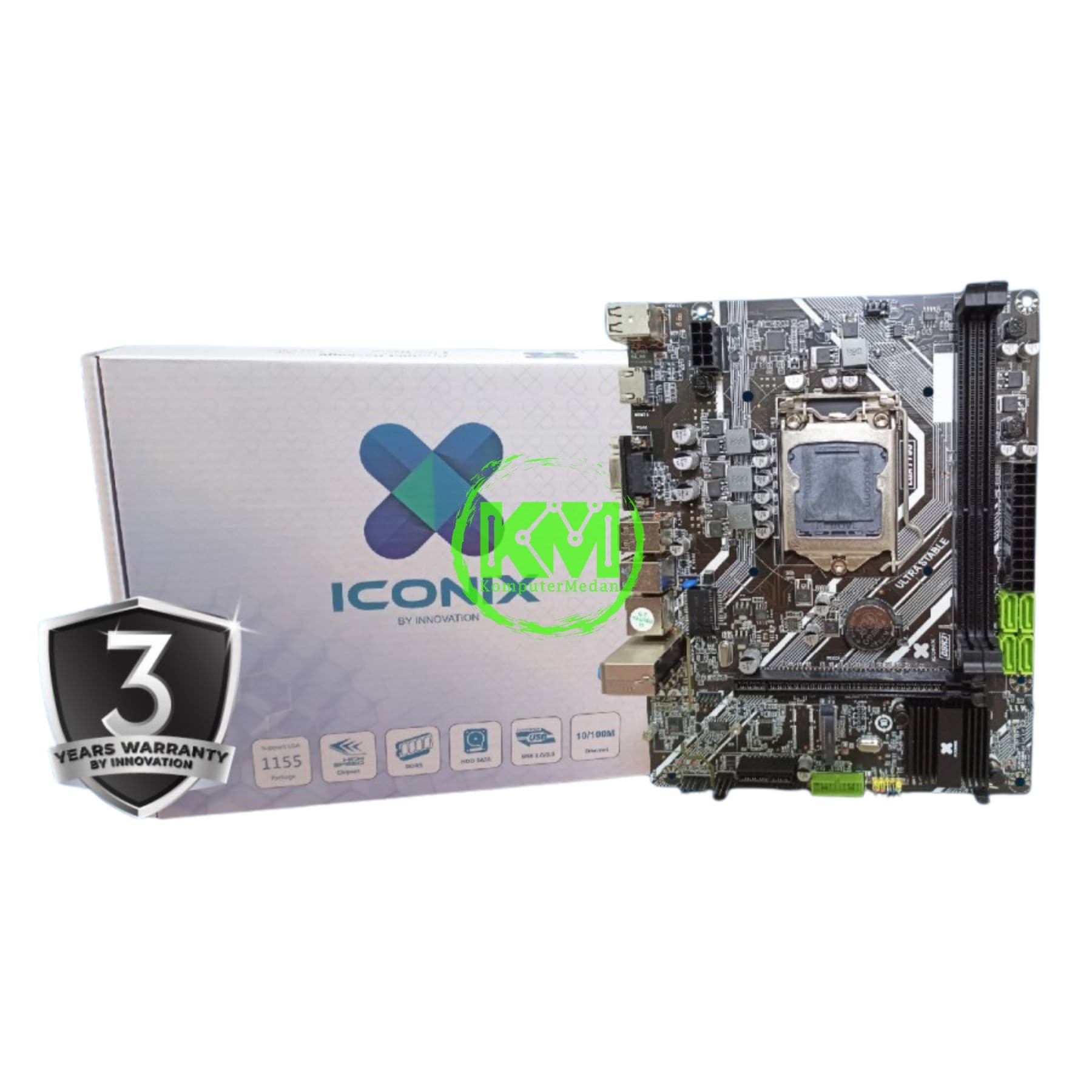 ICONIX H61 NVME MOTHERBOARD