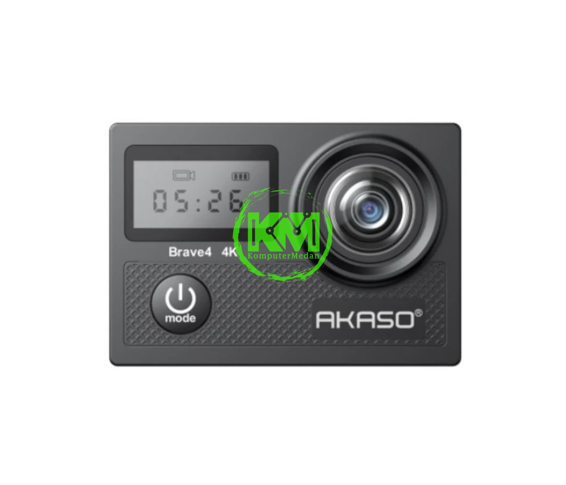 AKASO ACTION CAMERA BRAVE 4 WITH MIC AND LEXAR SUNEAST MICROSDXC ORANGE SERIES - 64 GB - Image 4