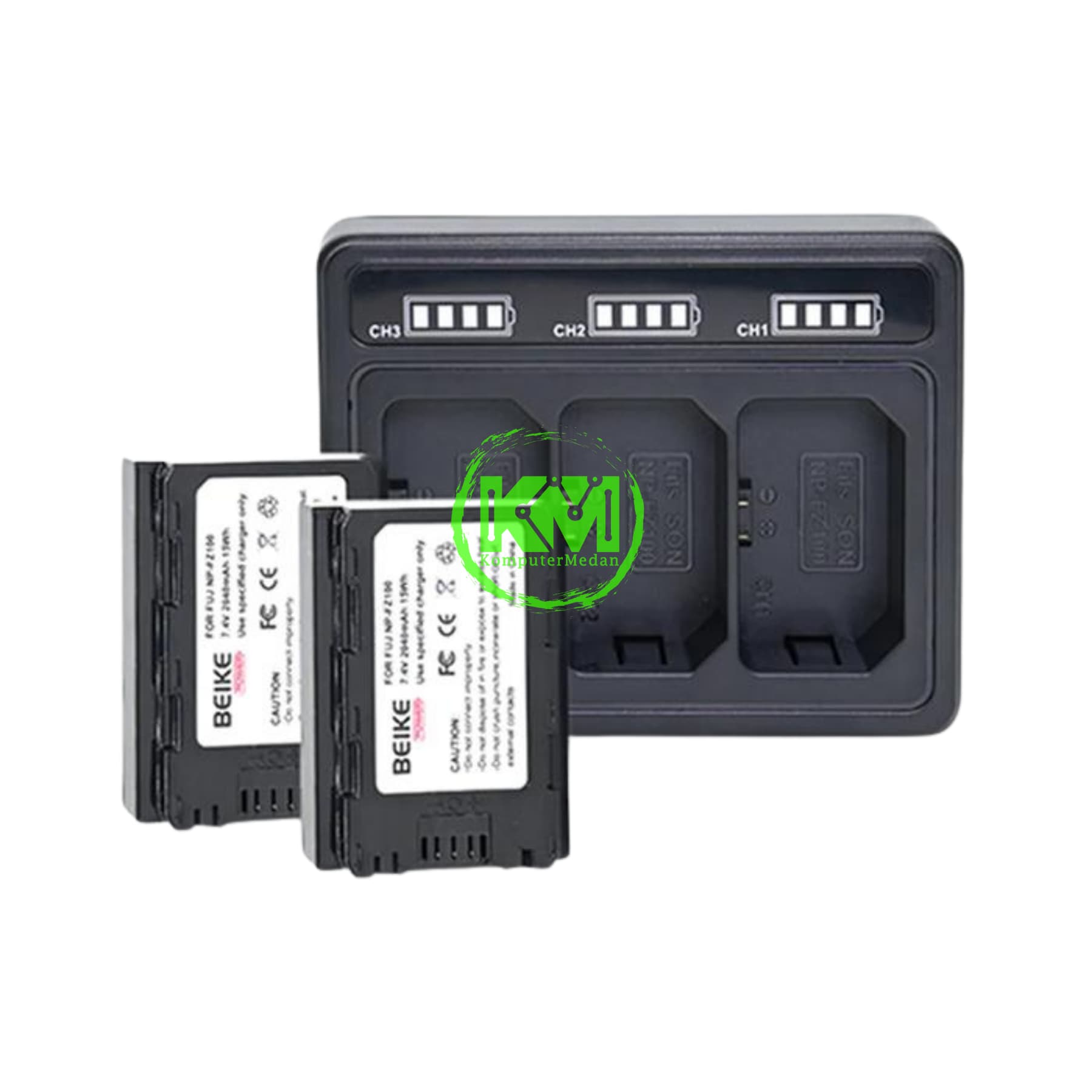 BEIKE POWER BATTERY 2 NP-FW50 1150 MAH BATTERY+1 CHARGER - Image 3