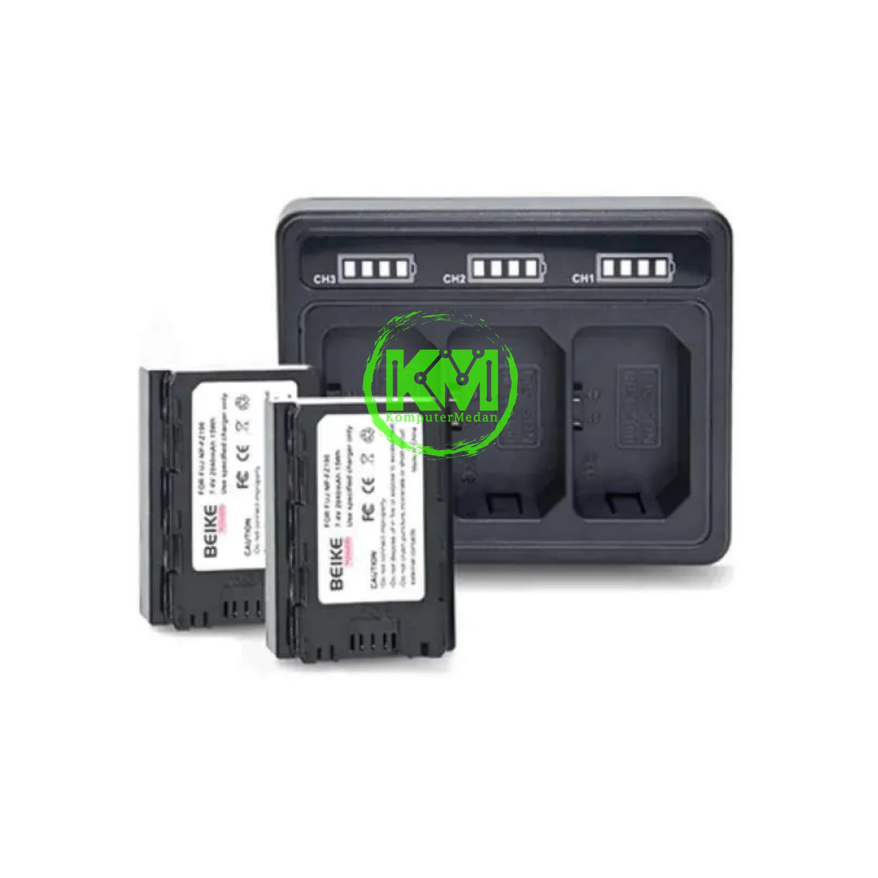 BEIKE POWER BATTERY 2 NP-W235 2100 MAH BATTERY+1 CHARGER - Image 1