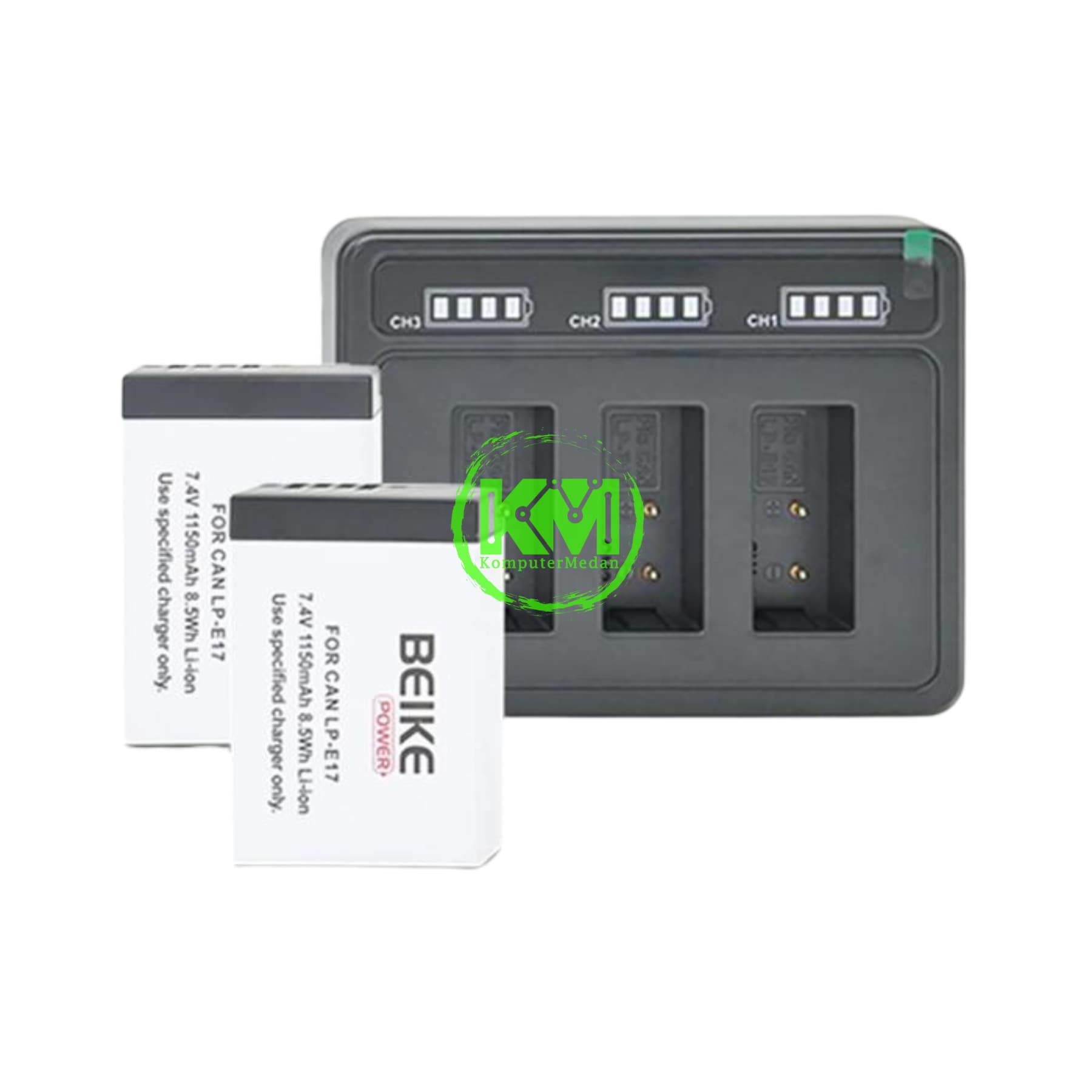BEIKE POWER BATTERY 2 NP-FW50 1150 MAH BATTERY+1 CHARGER - Image 2