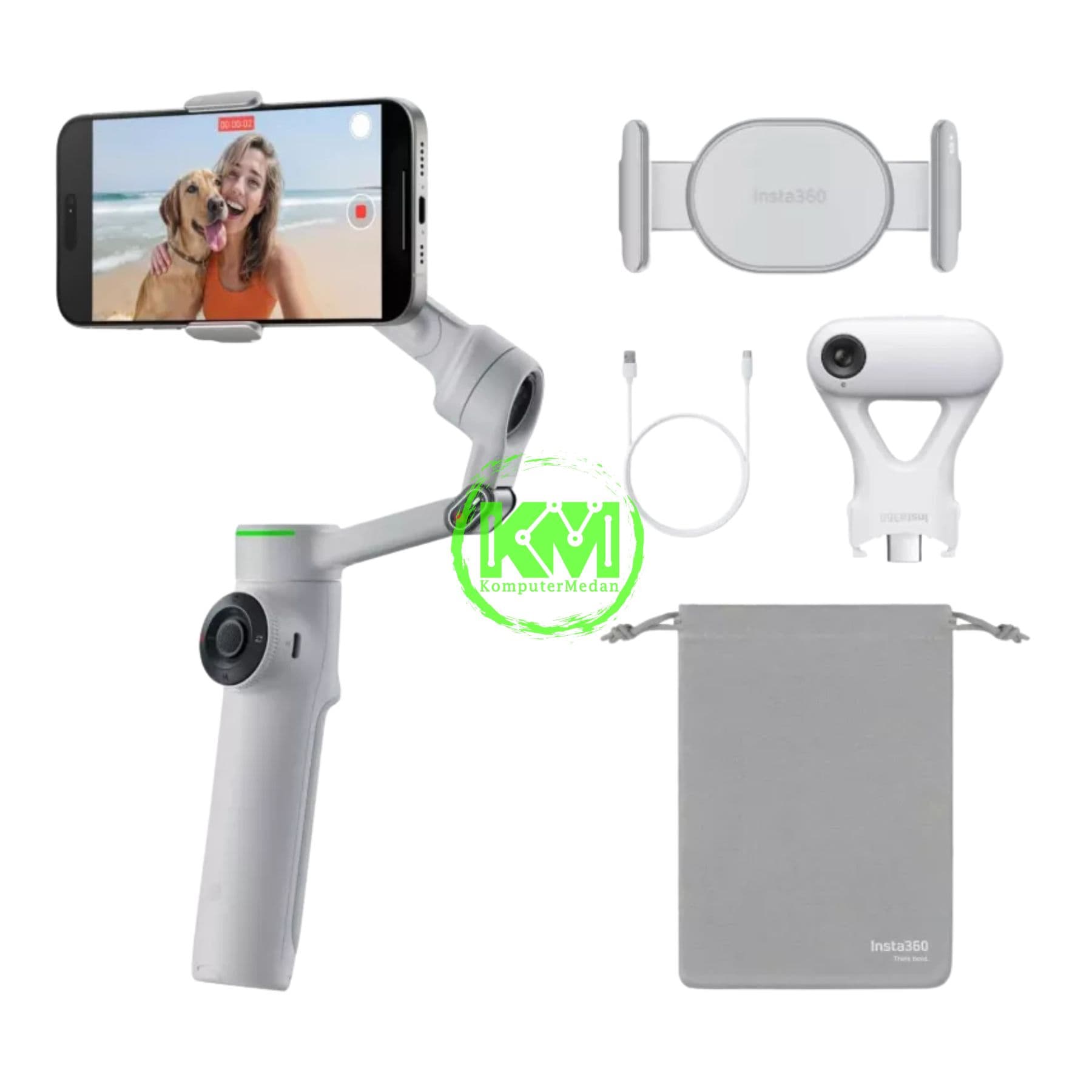 INSTA 360 FLOW 2 PRO AI TRACKER BUNDLING / STONE GRAY - Image 10