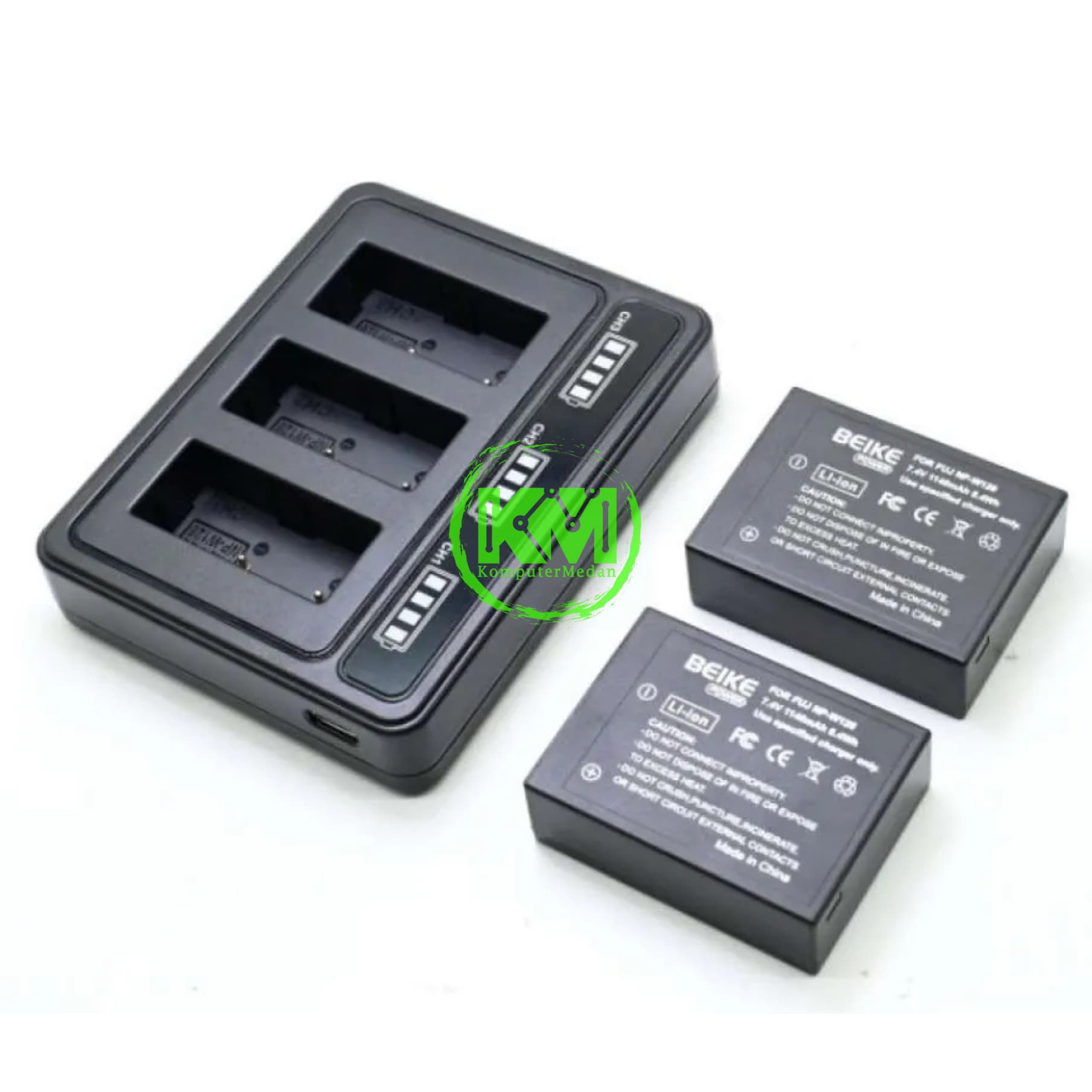 BEIKE POWER BATTERY 2 NP-W126 1140 MAH BATTERY+1 CHARGER - Image 5