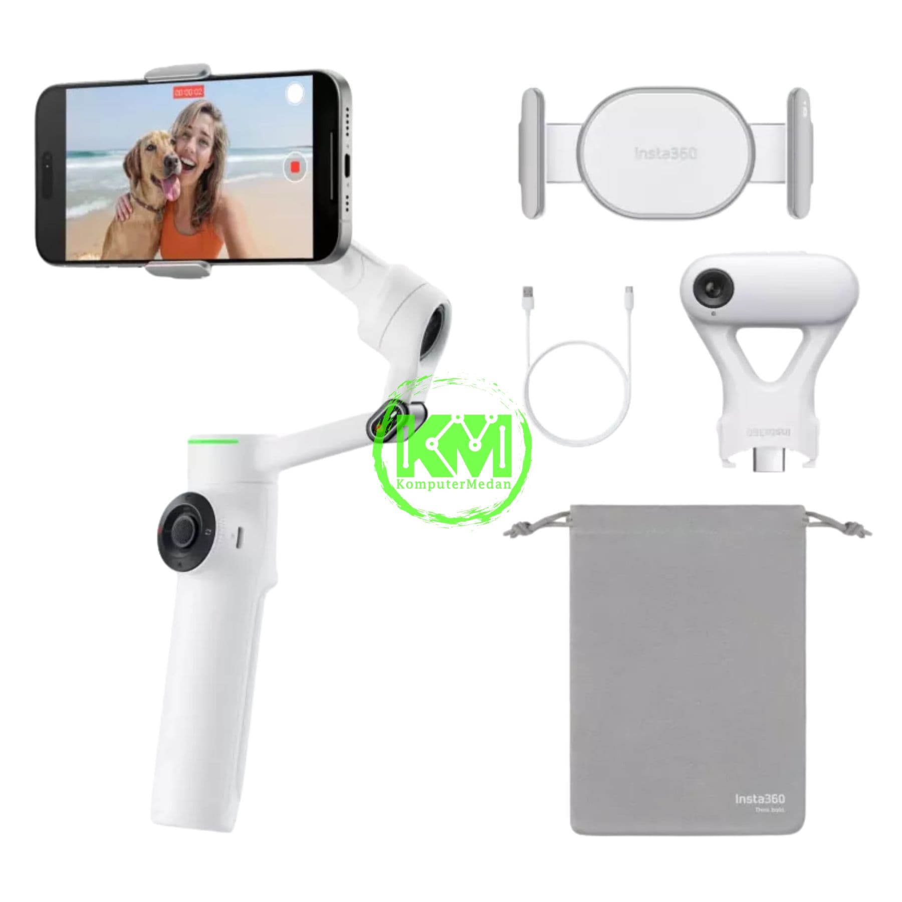 INSTA 360 FLOW 2 PRO AI TRACKER BUNDLING / SUMMIT WHITE - Image 10