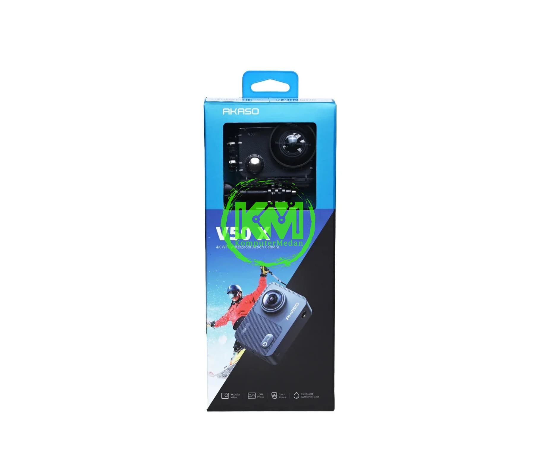 AKASO SET V50X WITH MIC AND LEXAR SUNEAST MICROSDXC ORANGE SERIES - 64 GB - Image 5