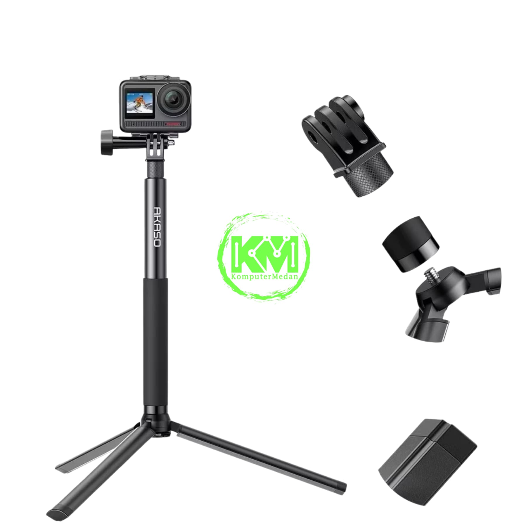 AKASO SELFIE STICK 120CM + 19CM TRIPOD - Image 3