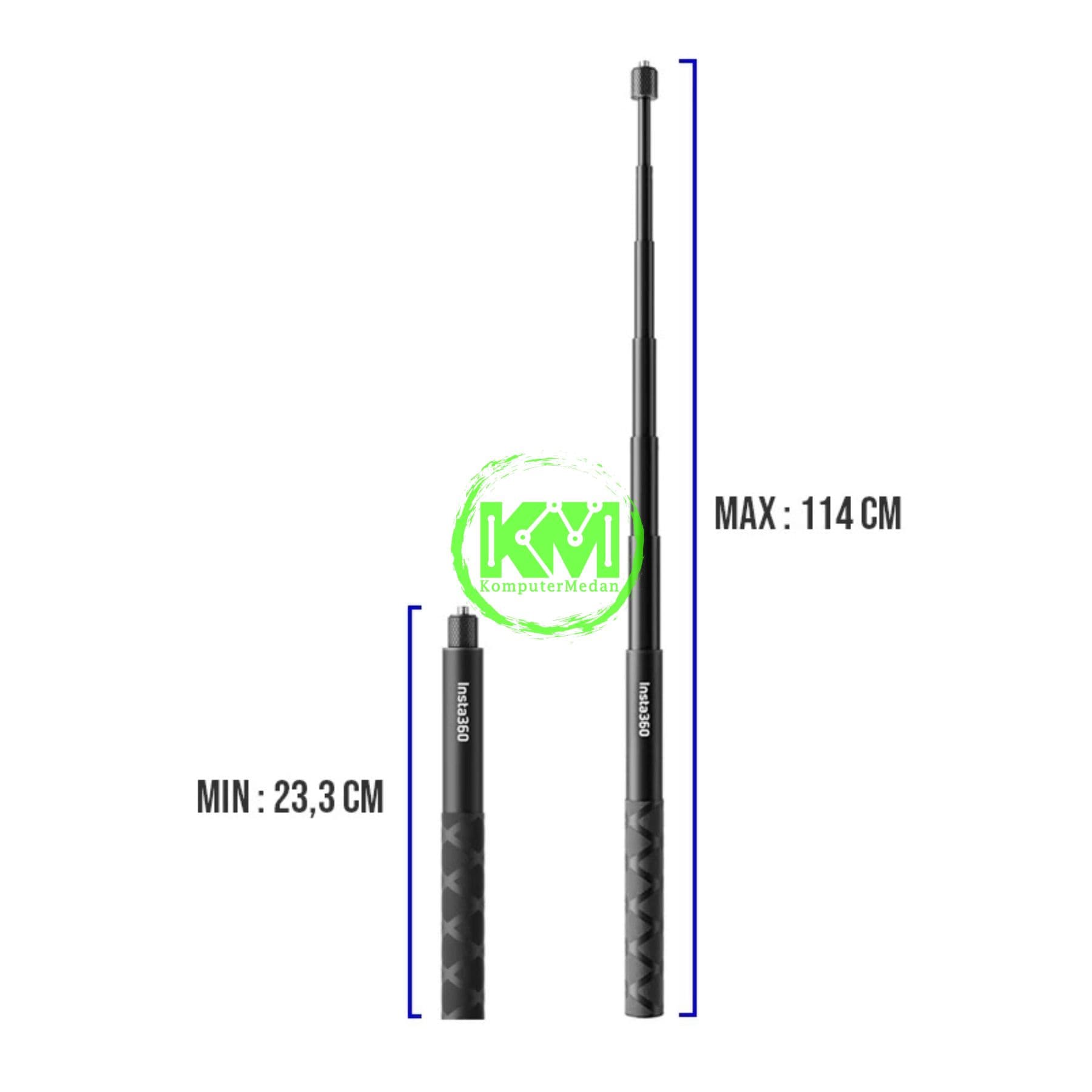 INSTA 360 INVISIBLE SELFIE STICK 114CM BLACK - Image 4
