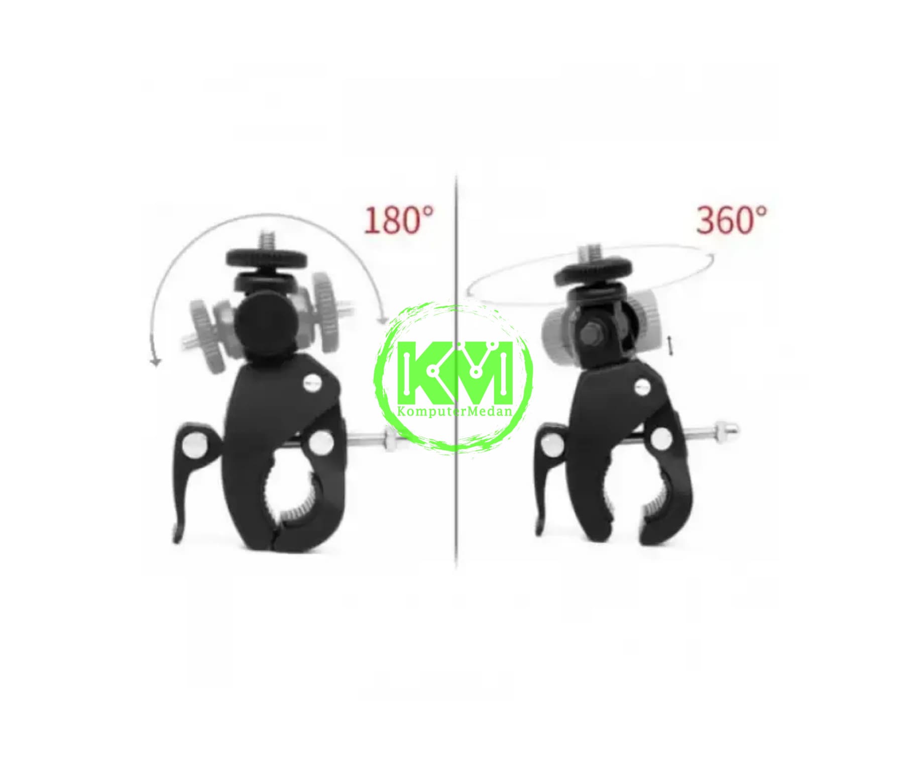 AKASO MOTORCYCLE & BICYCLE MOUNT - Image 5