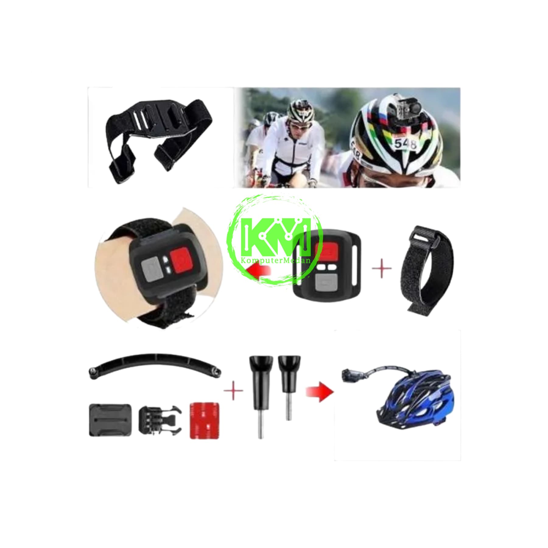 AKASO ACCESSORY KIT 14 IN 1 - Image 1