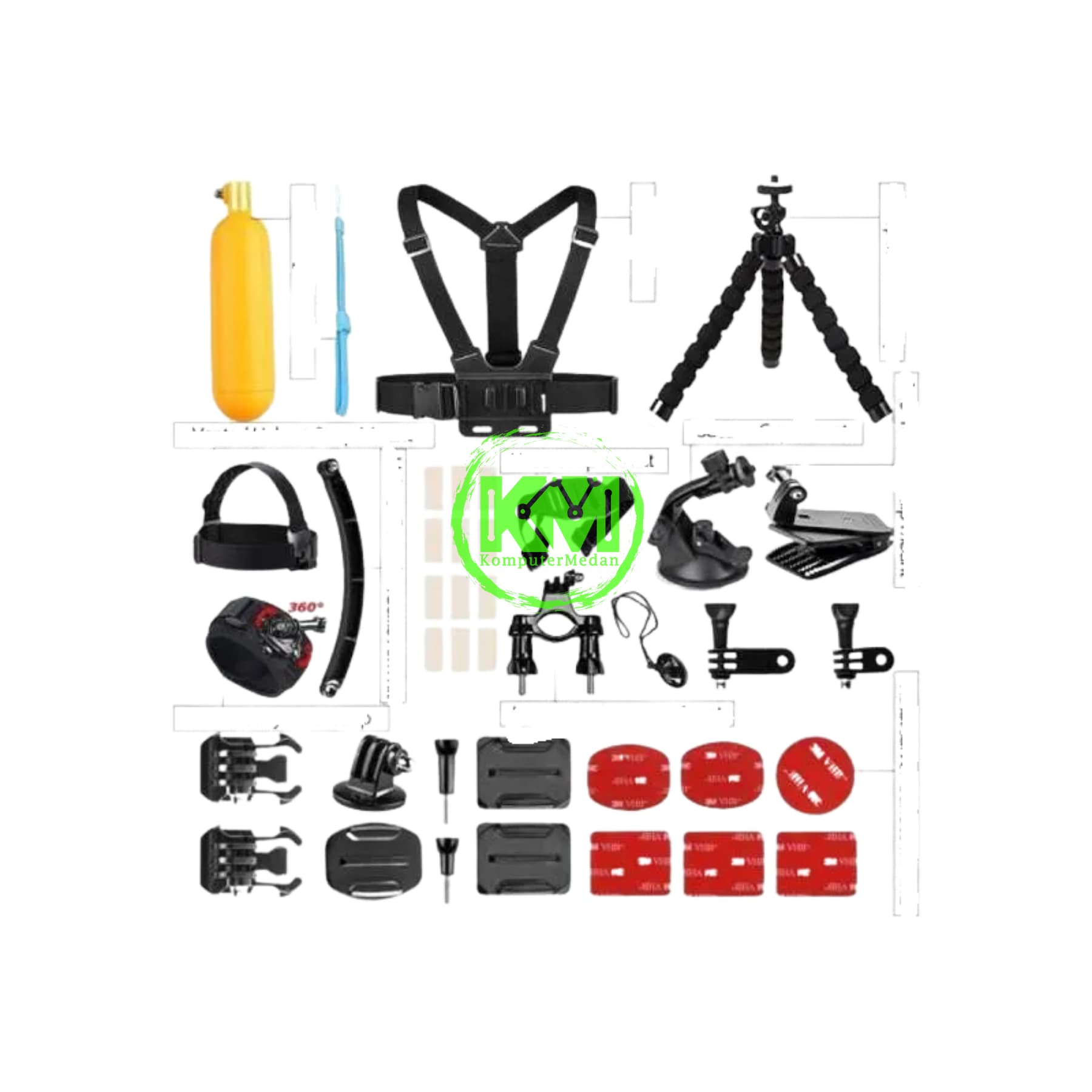 AKASO ACCESSORY KIT 14 IN 1 - Image 2