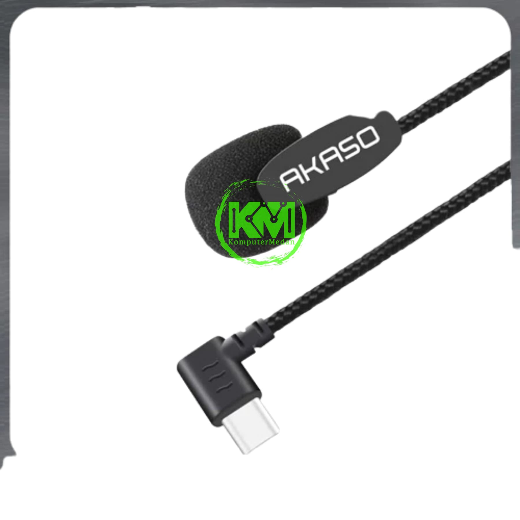 AKASO EXTERNAL MICROPHONE USB U/V50X/AK7000PRO - BUNDLE - Image 1