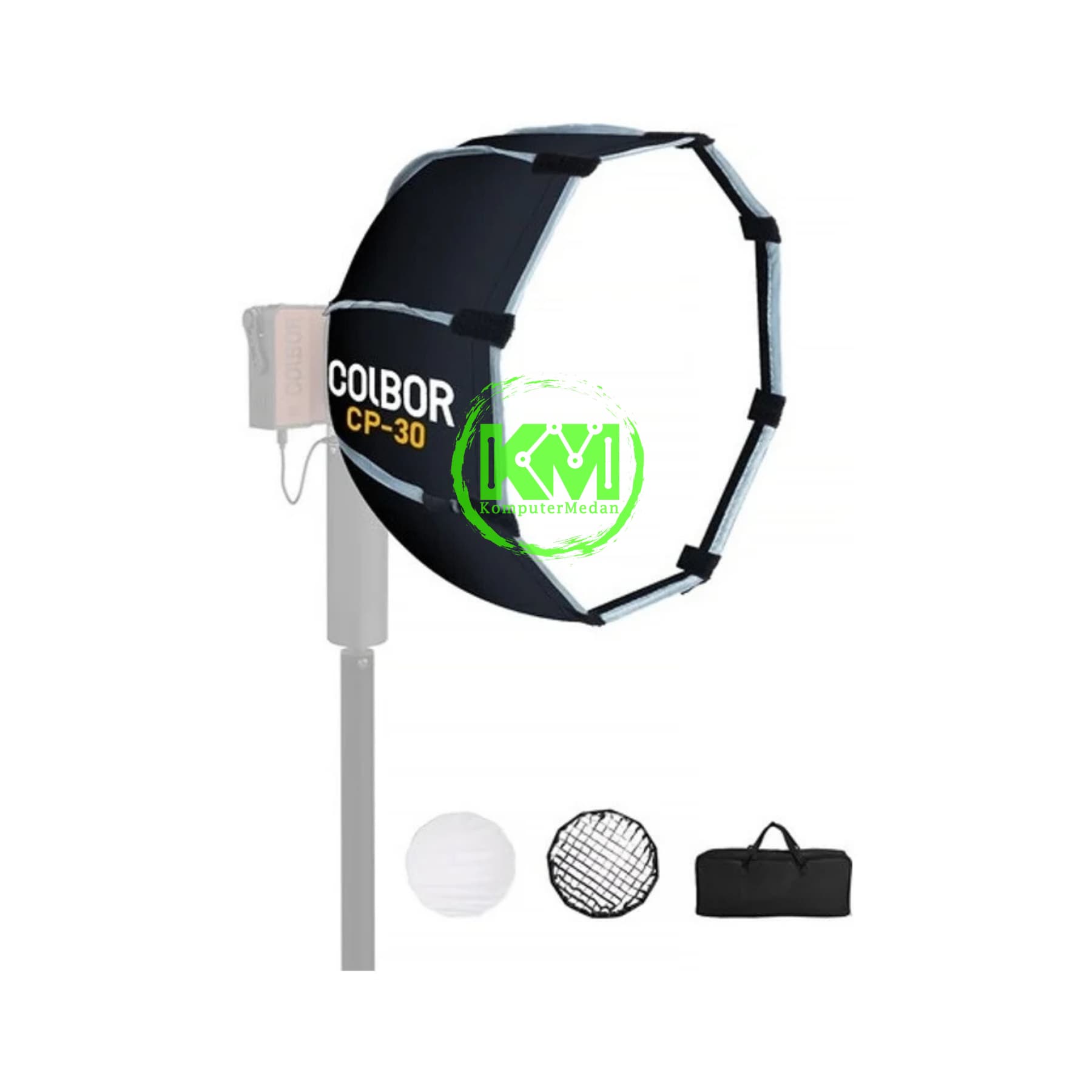 COLBOR CP30 PARABOLIC MINI SOFTBOX WITH COLBOR MOUNT
