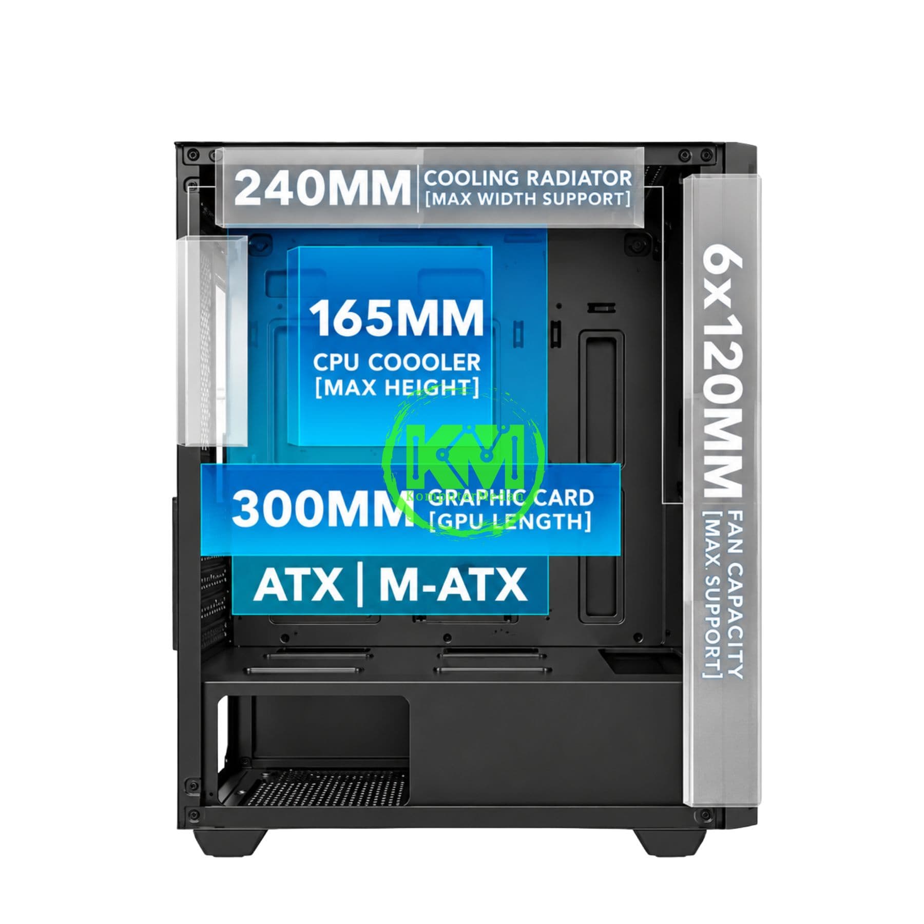 VURRION ZENITH PRIME GAMING CASE - Image 3