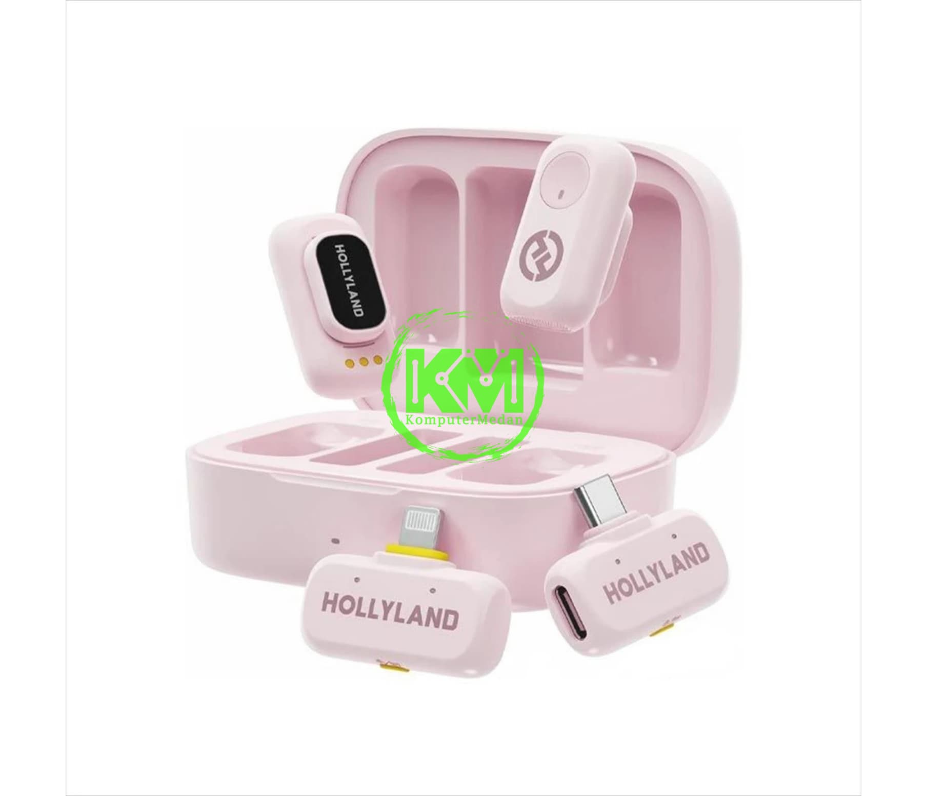 HOLLYLAND LARK A1 COMBO (LIGHTNING & TYPE-C) - PINK - Image 5