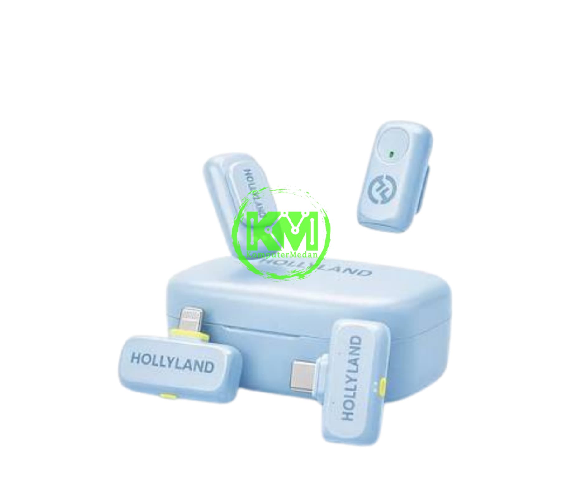 HOLLYLAND LARK A1 COMBO (LIGHTNING & TYPE-C) - BLUE - Image 4