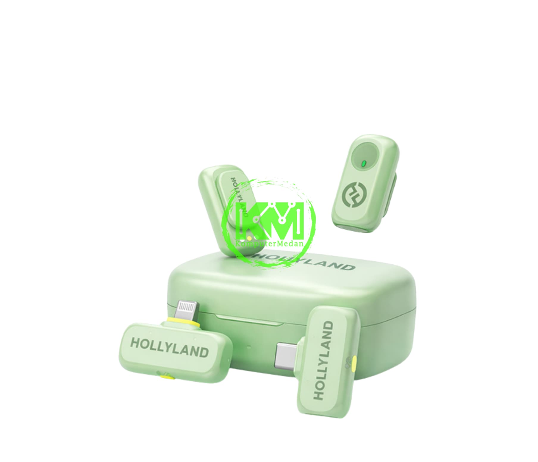 HOLLYLAND LARK A1 COMBO (LIGHTNING & TYPE-C) - GREEN - Image 5