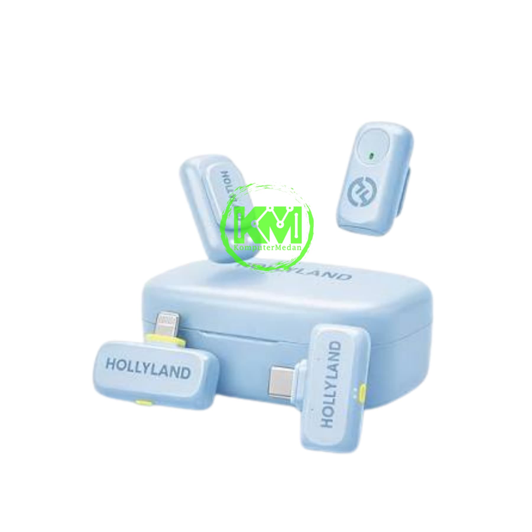 HOLLYLAND LARK A1 COMBO (LIGHTNING & TYPE-C) - BLUE