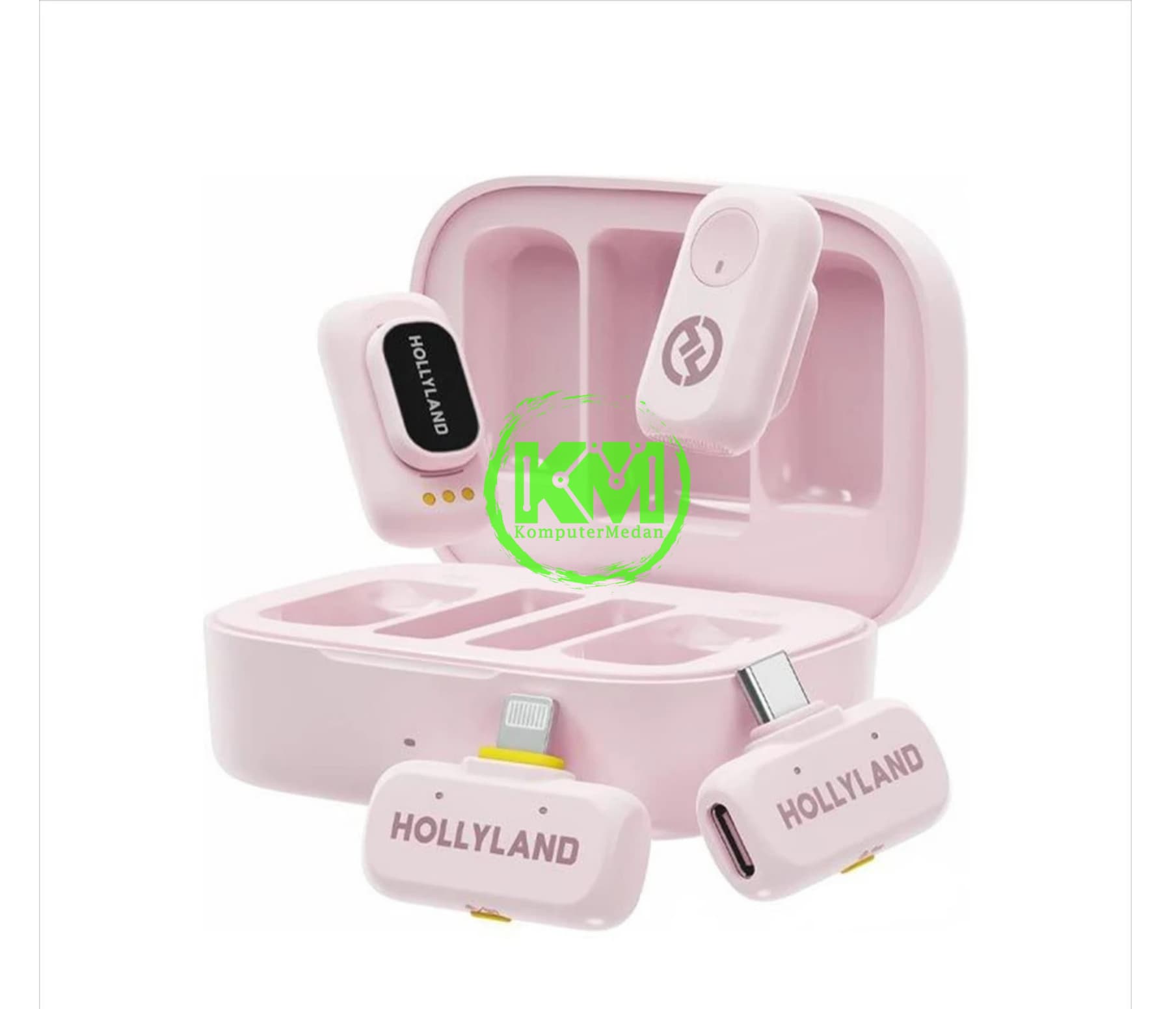 HOLLYLAND LARK A1 COMBO (LIGHTNING & TYPE-C) - PINK - Image 4