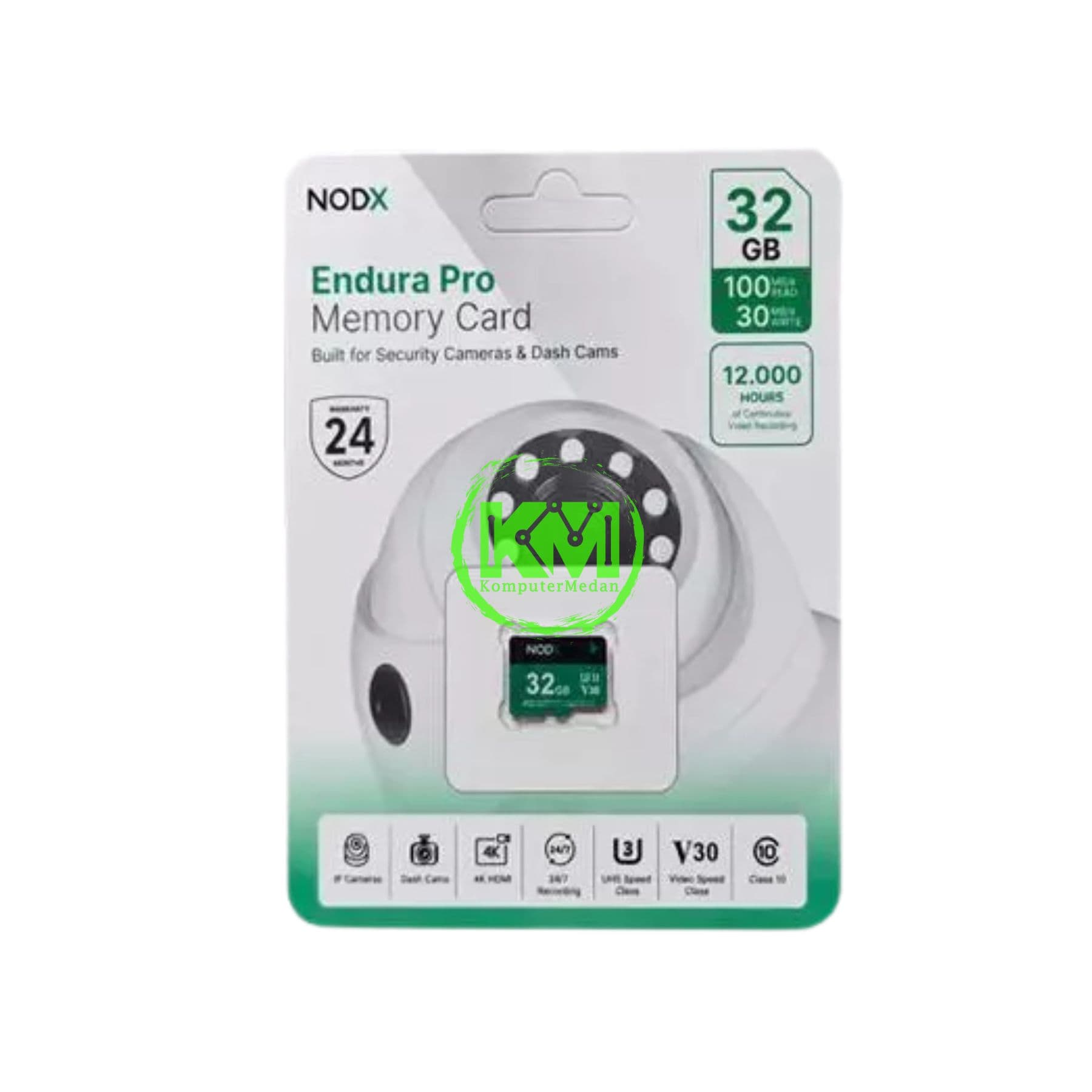 NODX MICROSD ENDURA PRO 32GB 100/30 MBPS MEMORY CARD