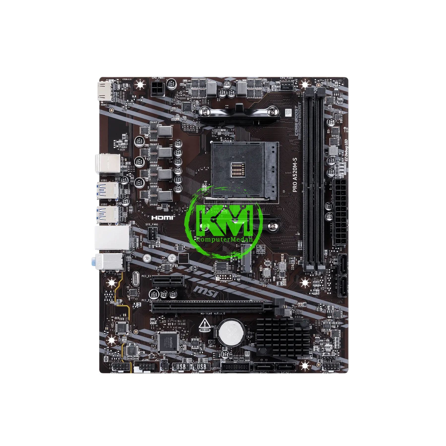 MSI PRO A520M-S (HDMI) MOTHERBOARD - Image 2