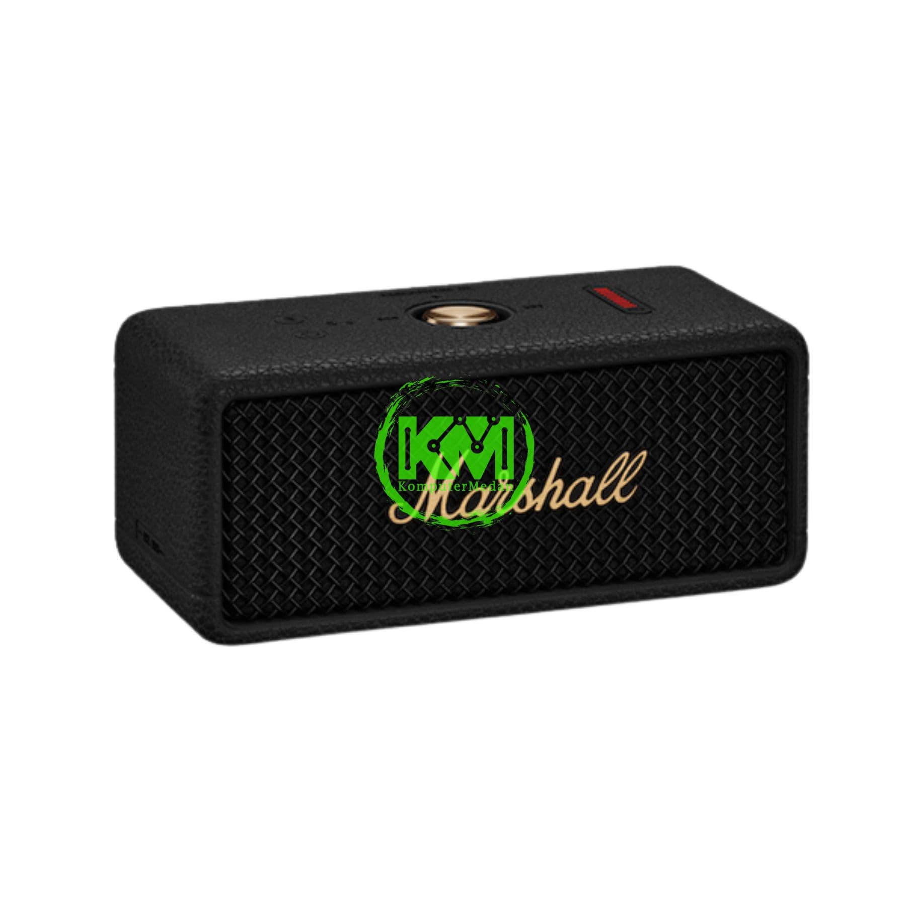 MARSHALL EMBERTON III PORTABLE SPEAKER BLACK AND BRASS - Image 3