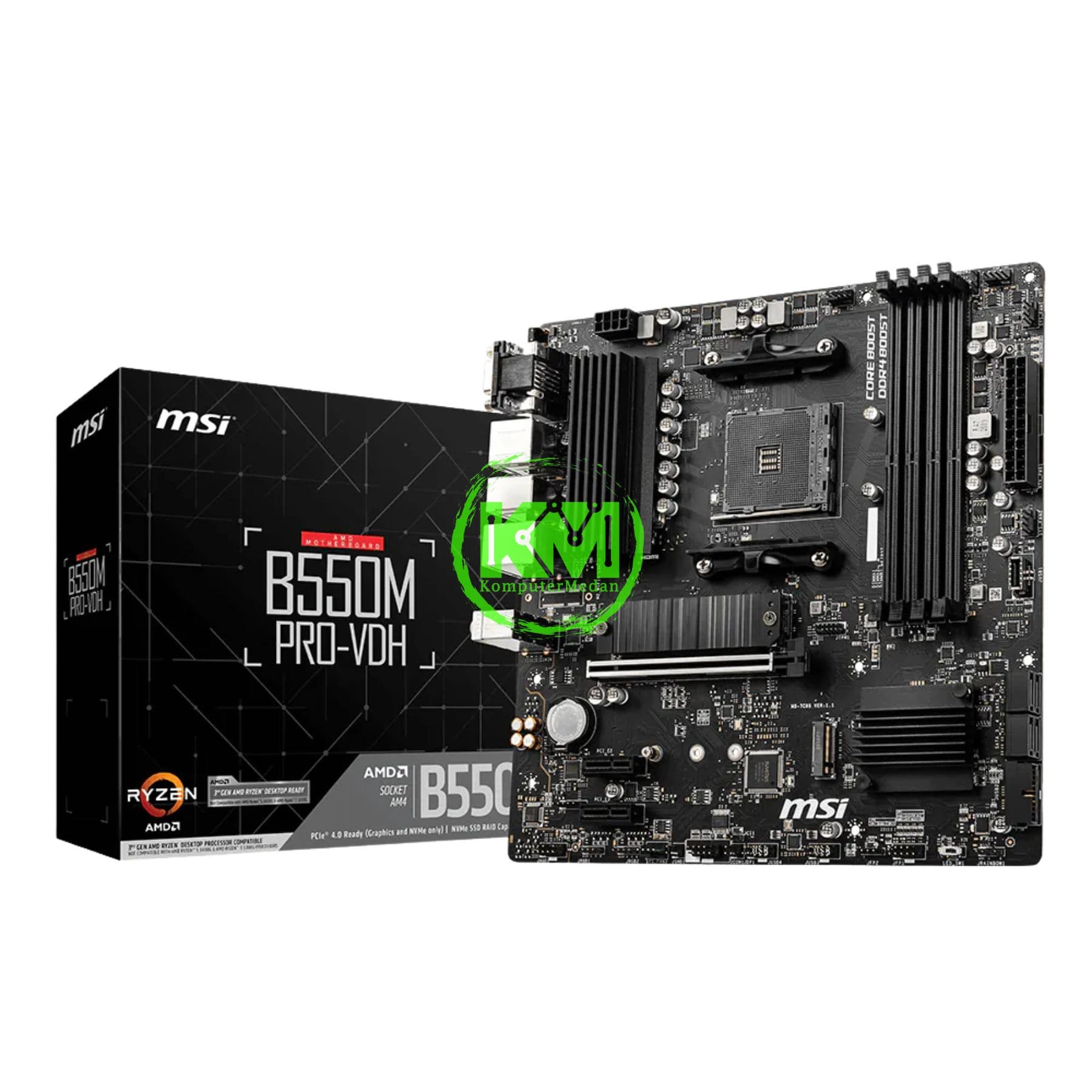 MSI B550M PRO VDH DDR4 MOTHERBOARD - Image 1
