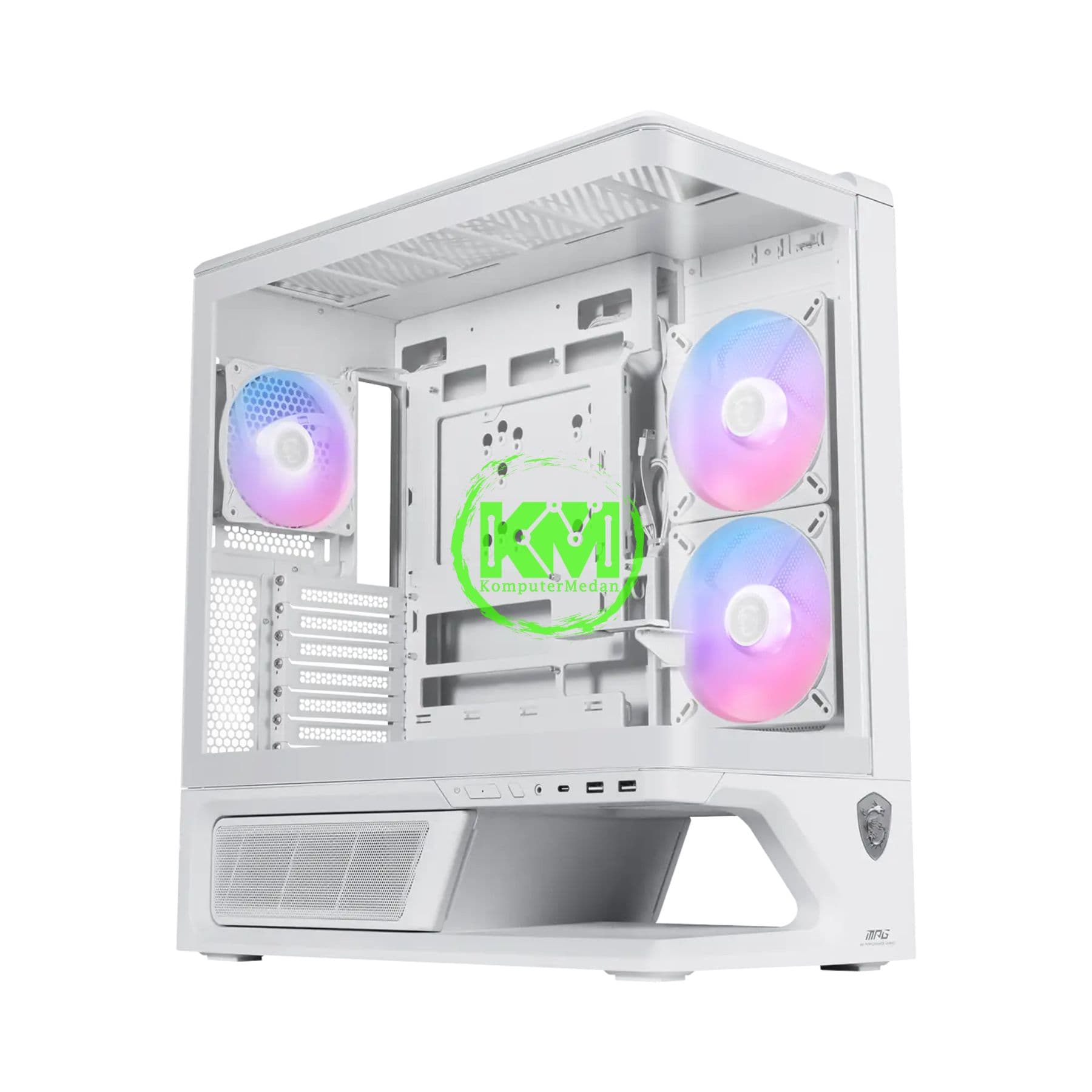 MSI MPG VIXTA 300R PZ WHITE GAMING CASING - Image 1