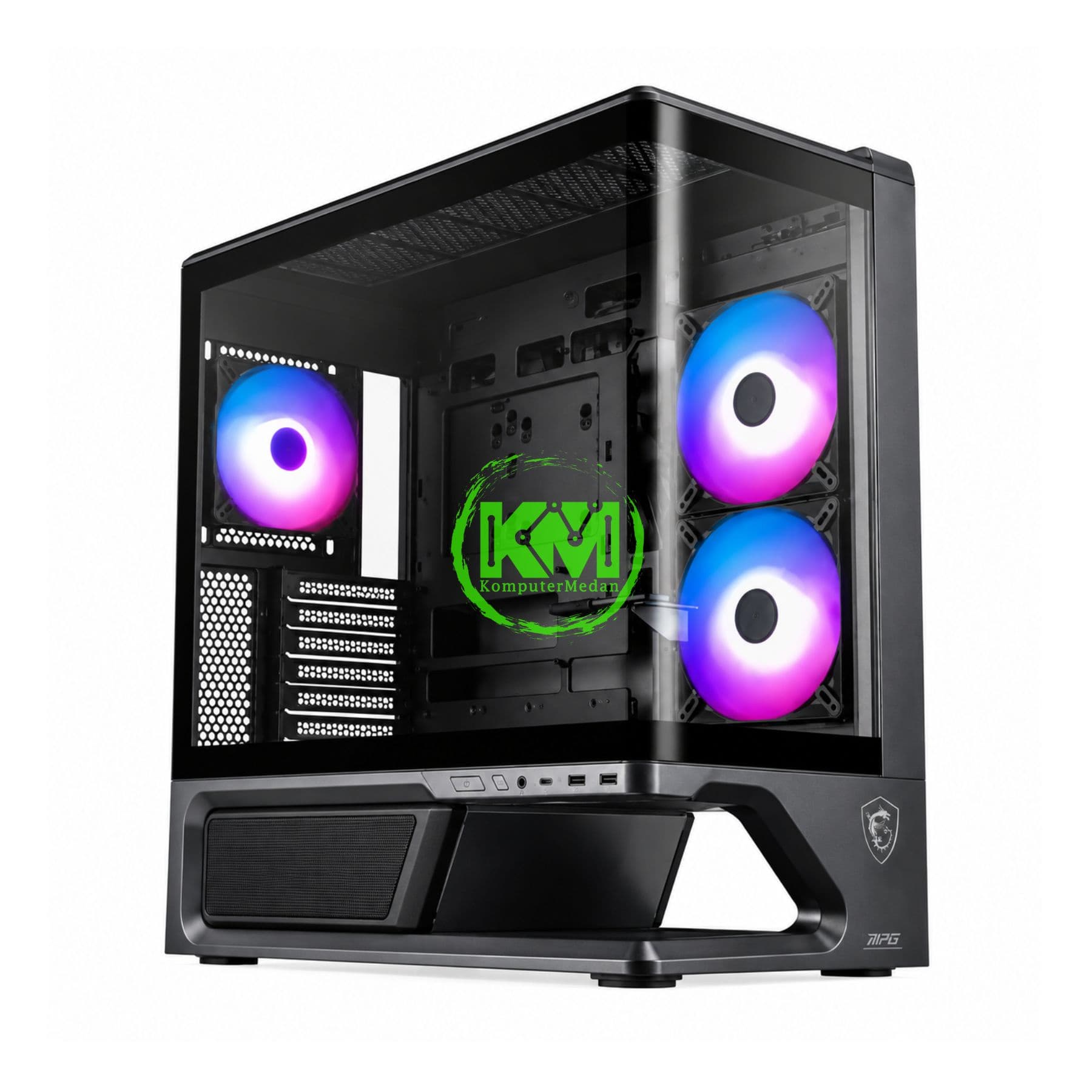 MSI MPG VIXTA 300R PZ BLACK GAMING CASING - Image 2