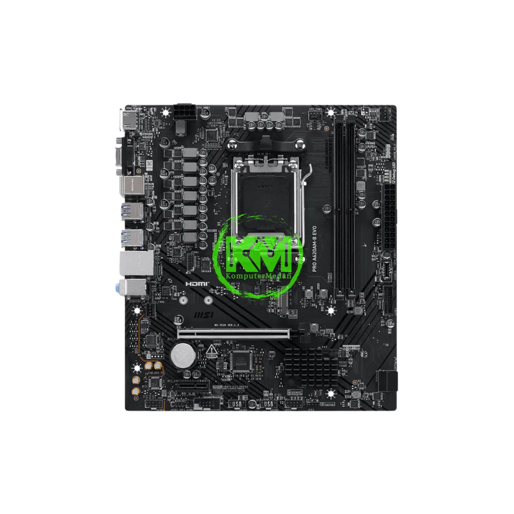 MSI PRO A620AM-B EVO DDR5 MOTHERBOARD - Image 2