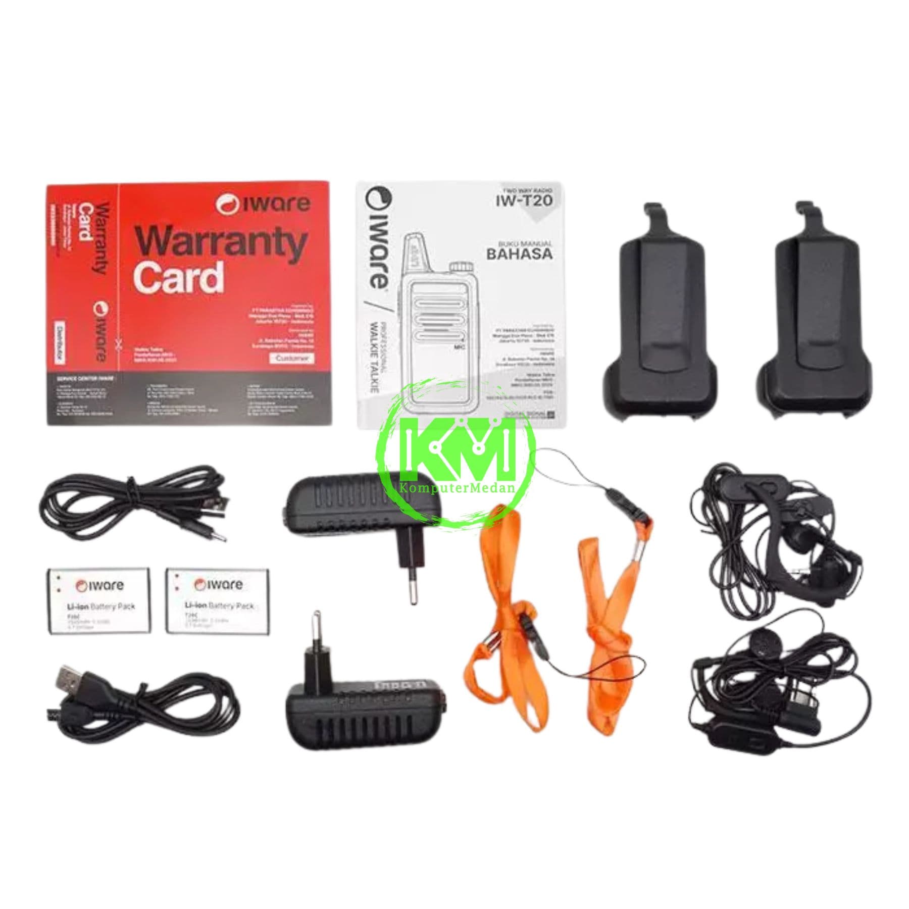IWARE PROFESSIONAL WALKIE TALKIE - IW T20 (2PCS/BOX) - Image 5