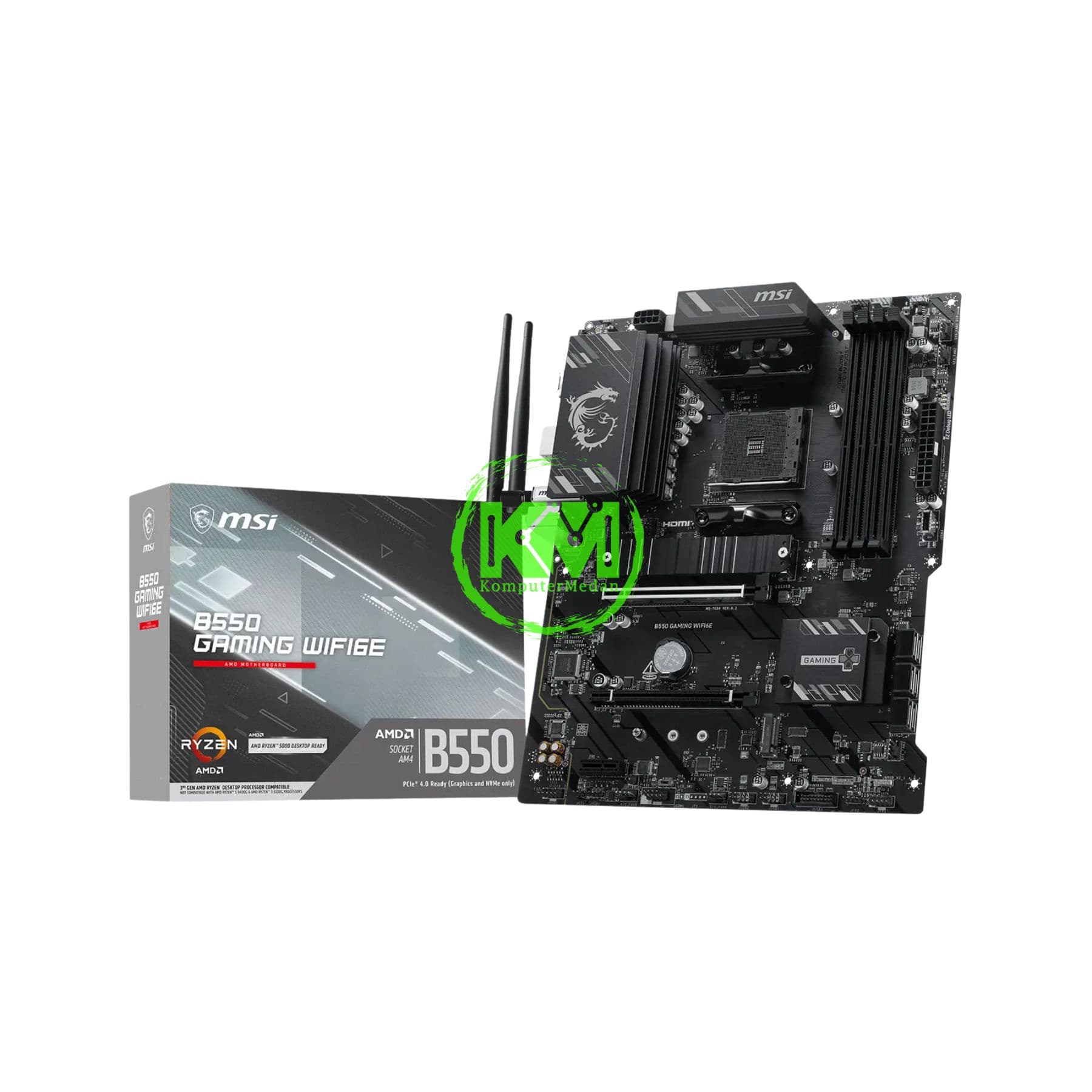 MSI B550 GAMING WIFI6E MOTHERBOARD - Image 1