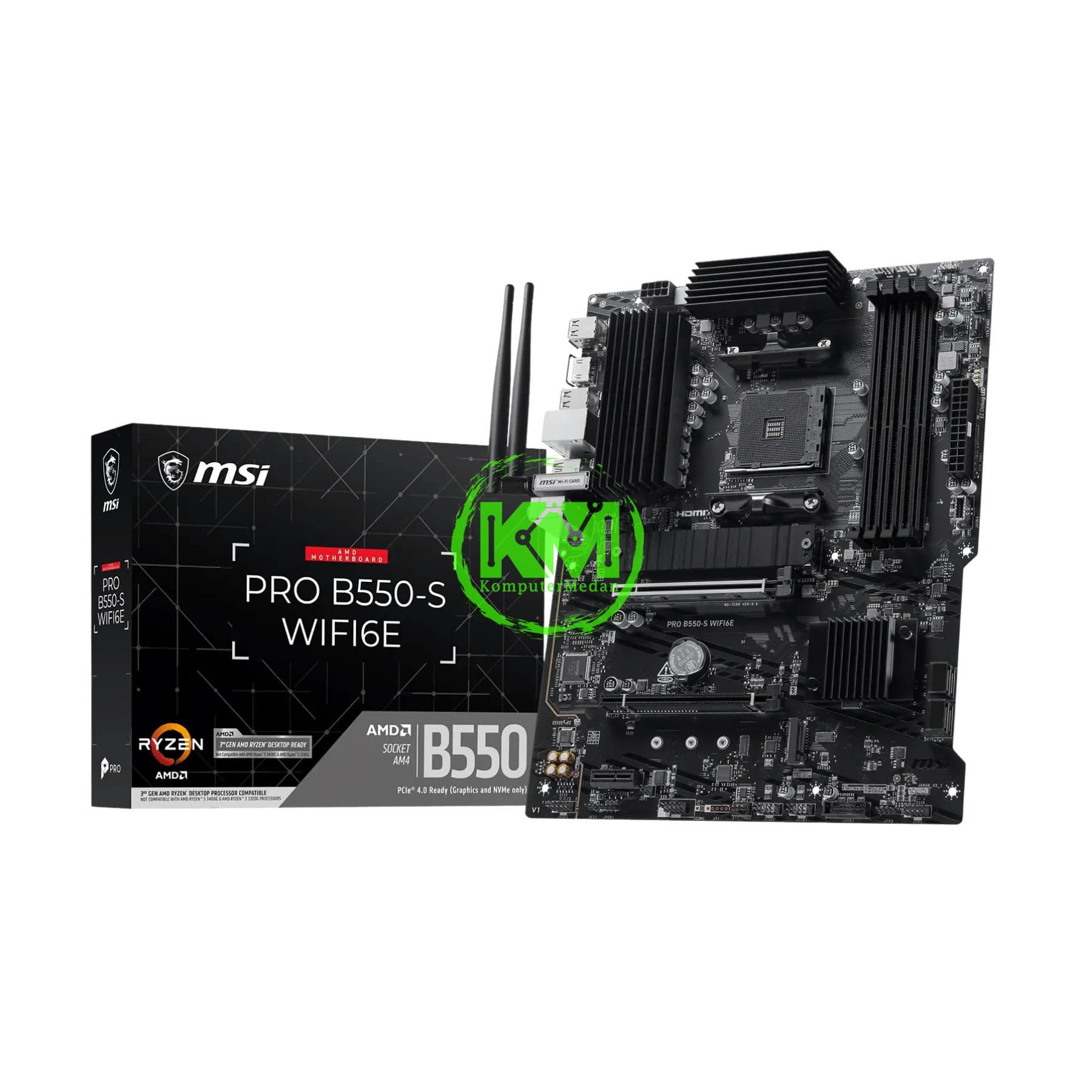 MSI PRO B550-S WIFI6E MOTHERBOARD - Image 1
