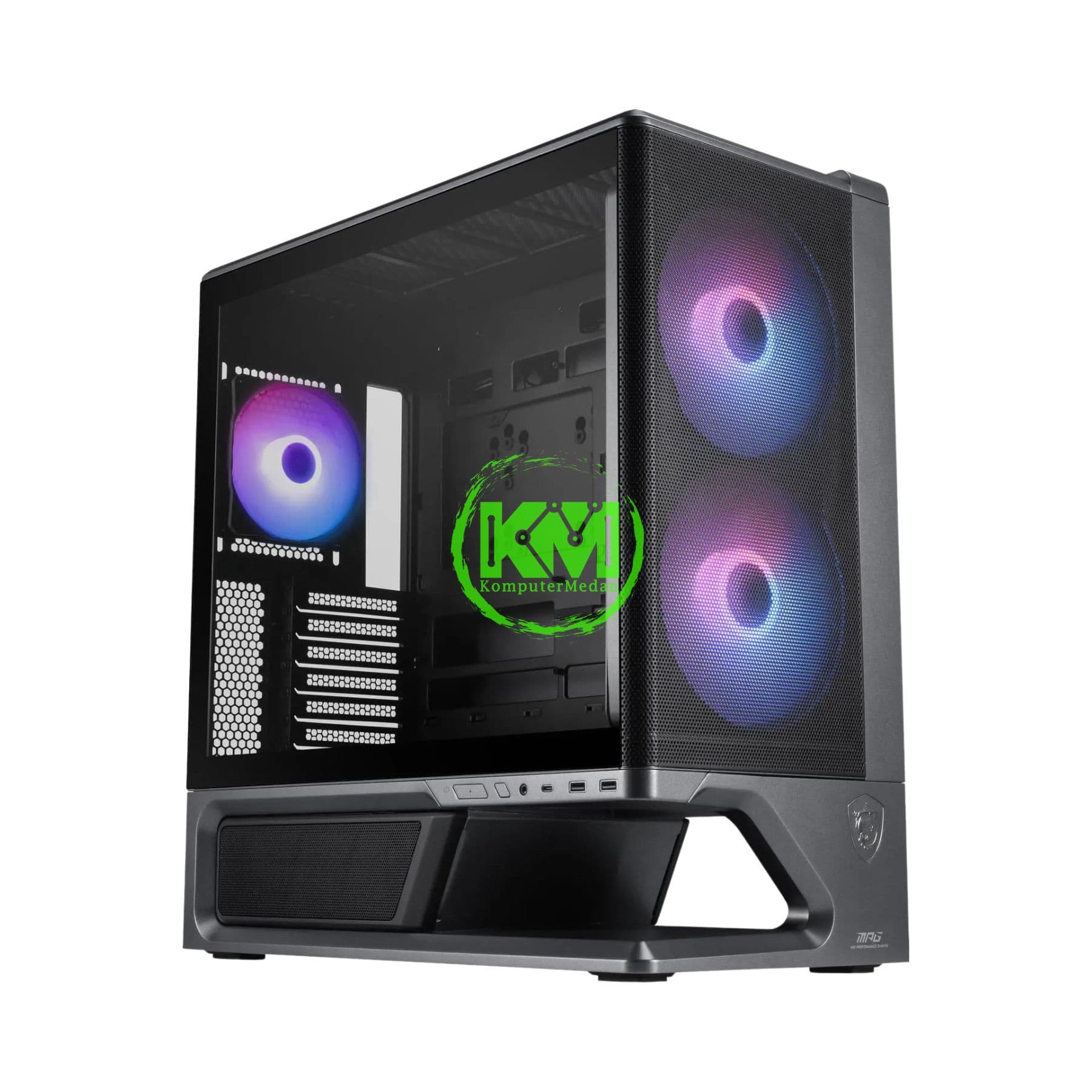 MSI MPG VIXTA AIRFLOW 300R PZ BLACK GAMING CASING - Image 3