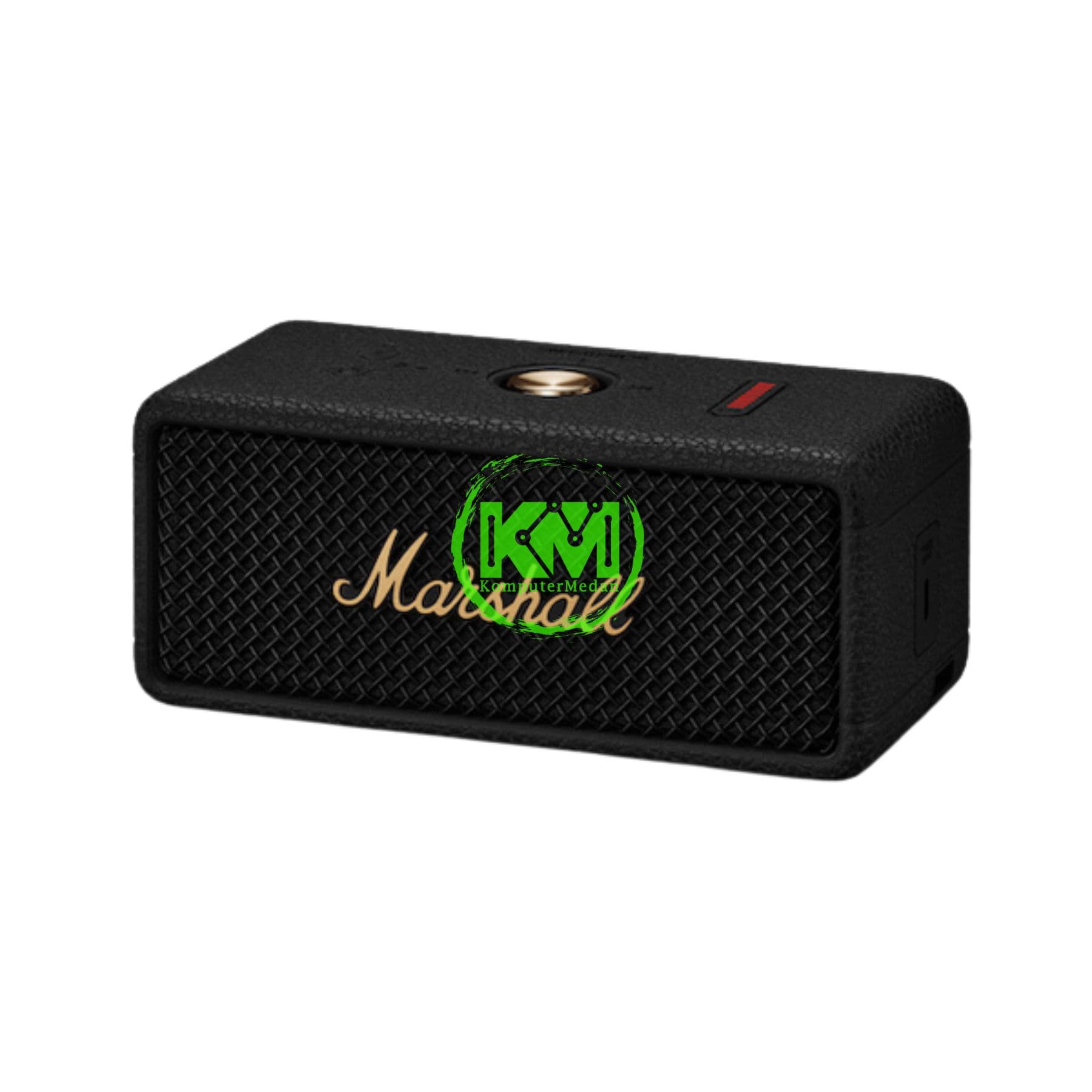 MARSHALL EMBERTON III PORTABLE SPEAKER BLACK AND BRASS - Image 2