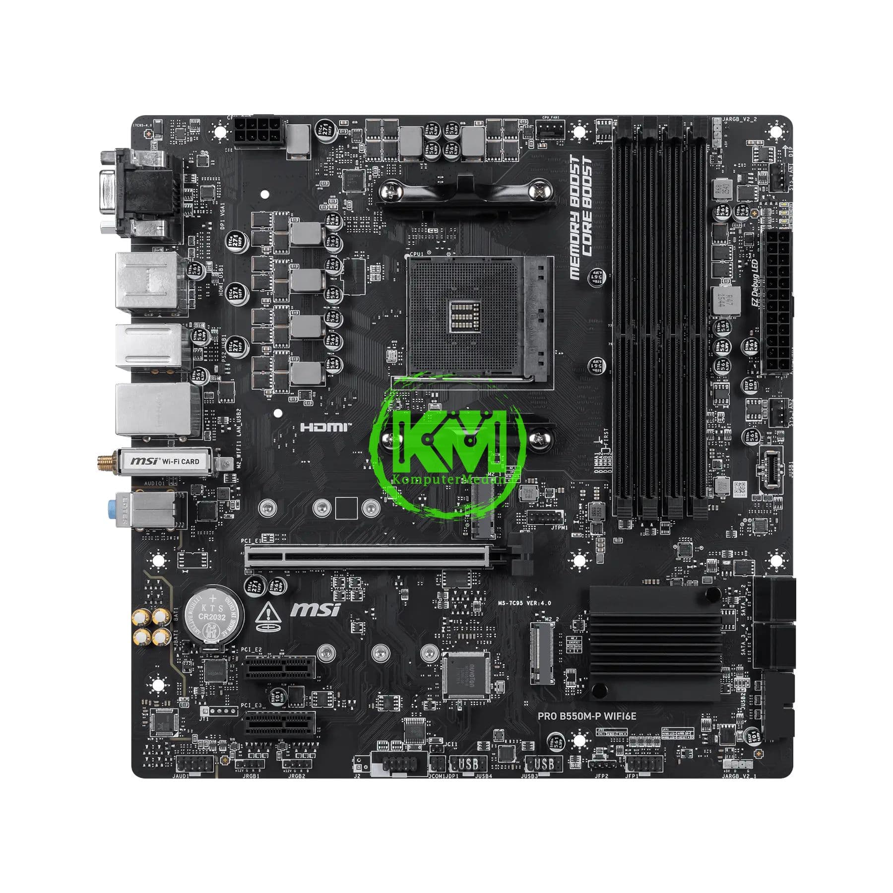 MSI PRO B550M-P WIFI6E MOTHERBOARD - Image 2