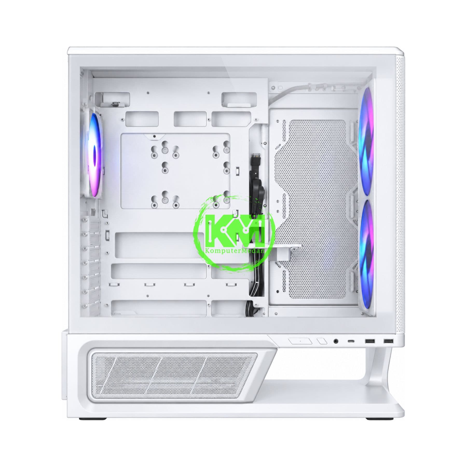 MSI MPG VIXTA AIRFLOW 300R PZ WHITE GAMING CASING - Image 2