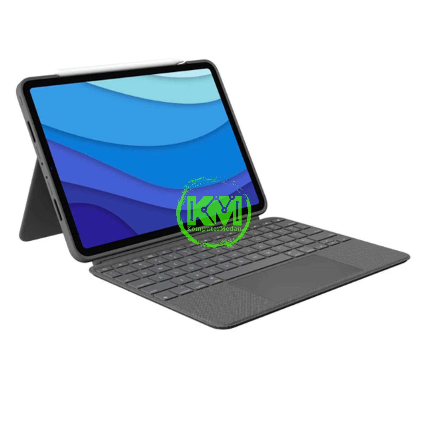 LOGITECH COMBO TOUCH FOR IPAD PRO 12.9INCH (5TH AND 6TH GEN) GREY - Image 1