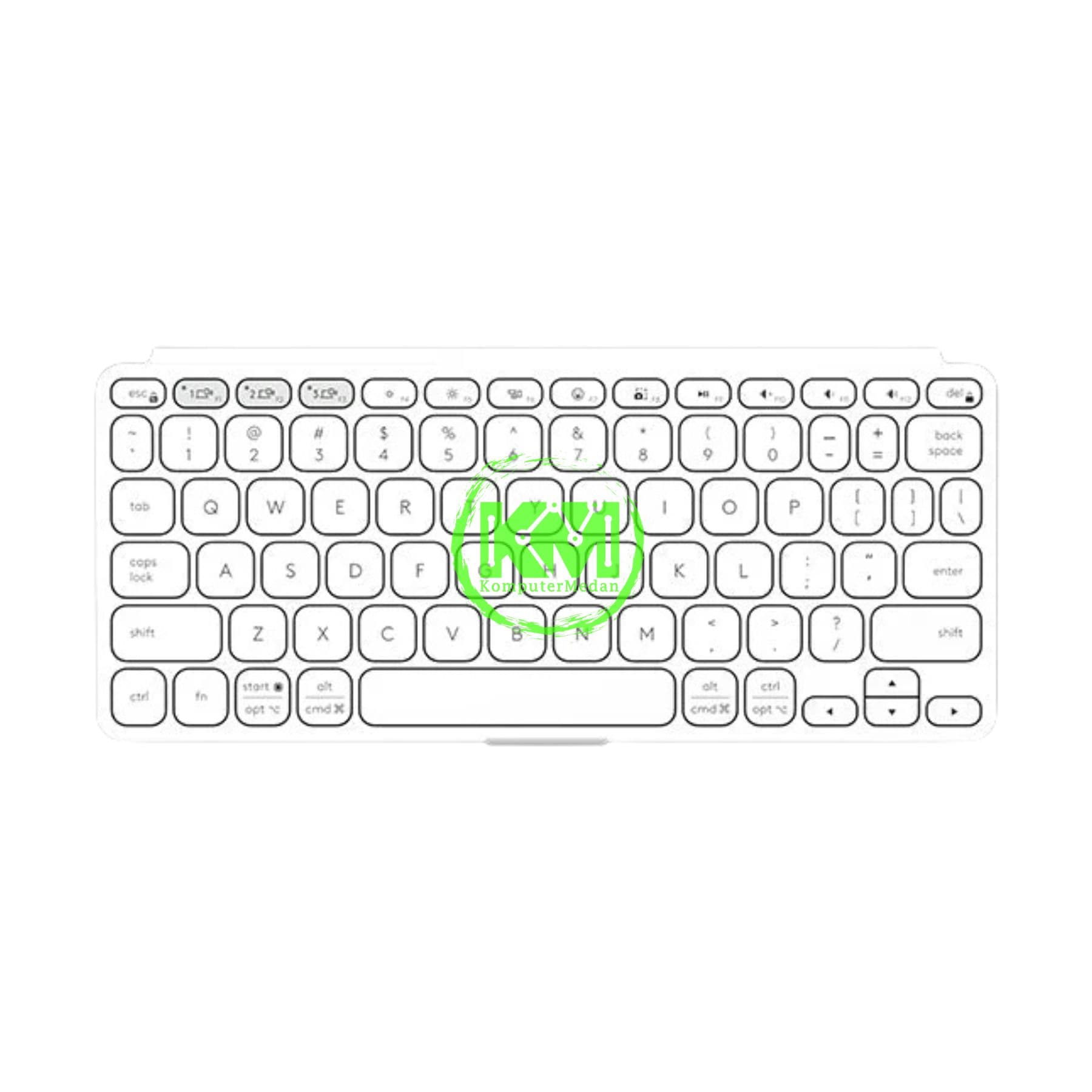 LOGITECH KEYS-TO-GO 2 UNIVERSAL PALE GREY - Image 2