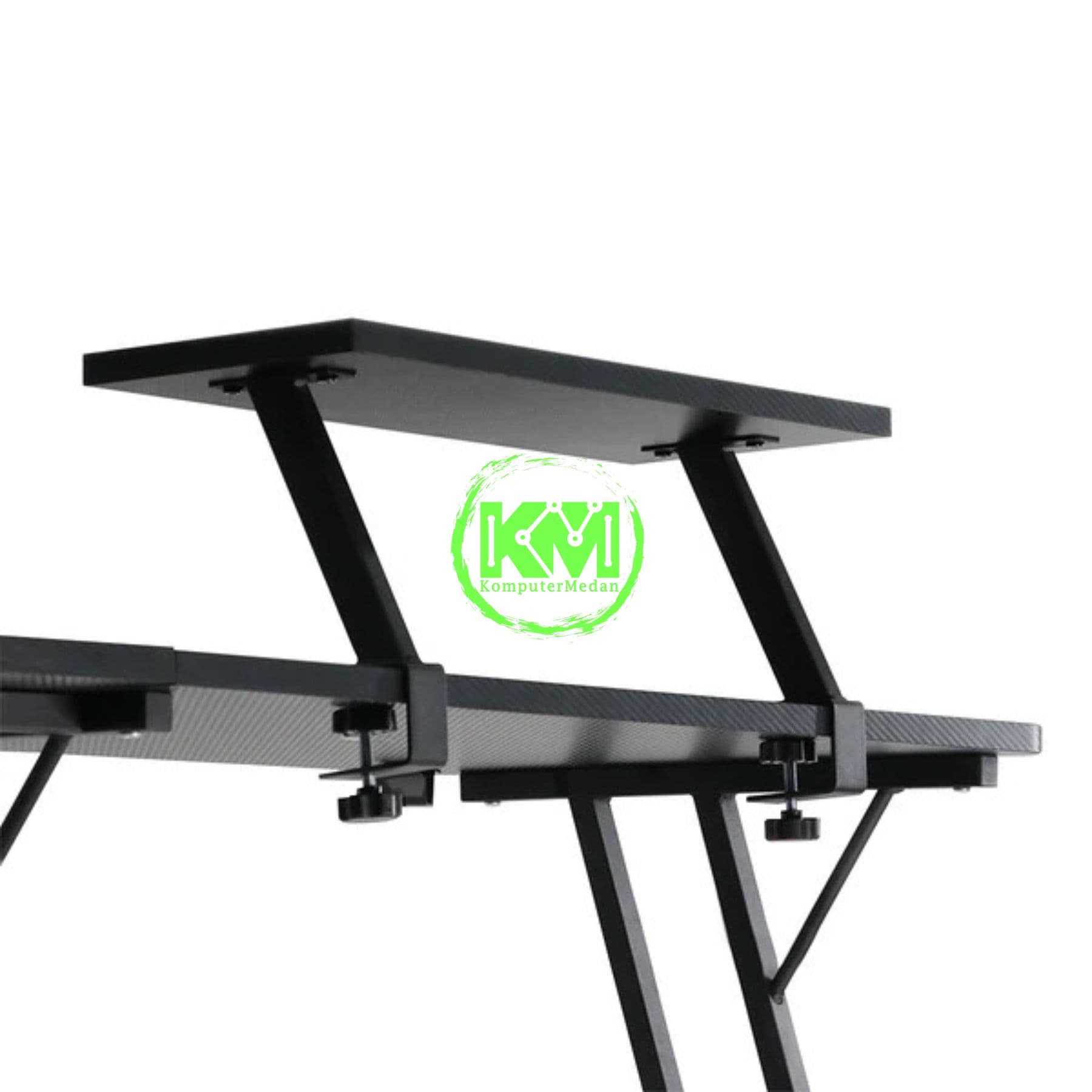 REXUS STRONGHOLD V.2 RXD-230 GAMING DESK - FULL BLACK - Image 2